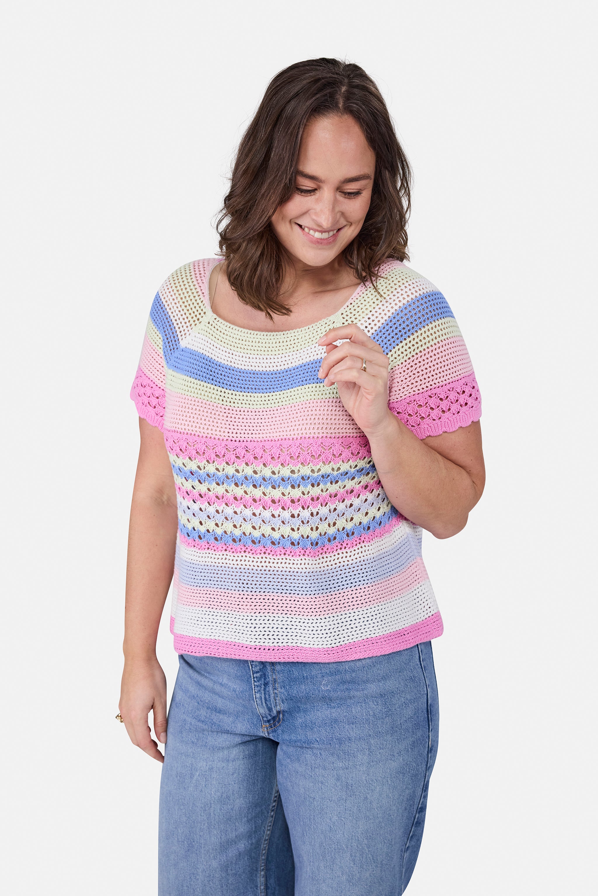 Strickpullover "LinkaL" aus Baumwolle
