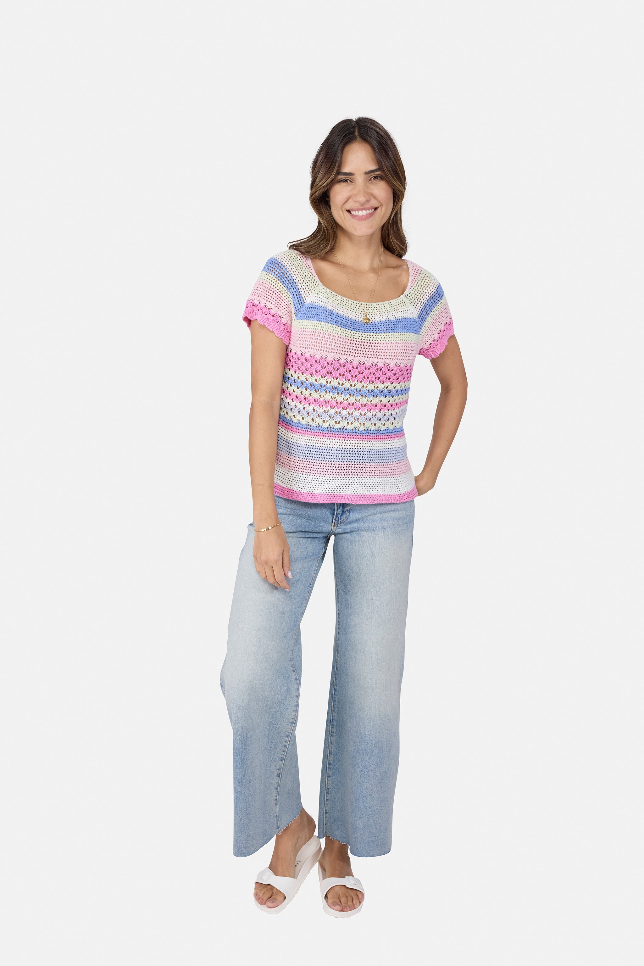 Strickpullover "LinkaL" aus Baumwolle
