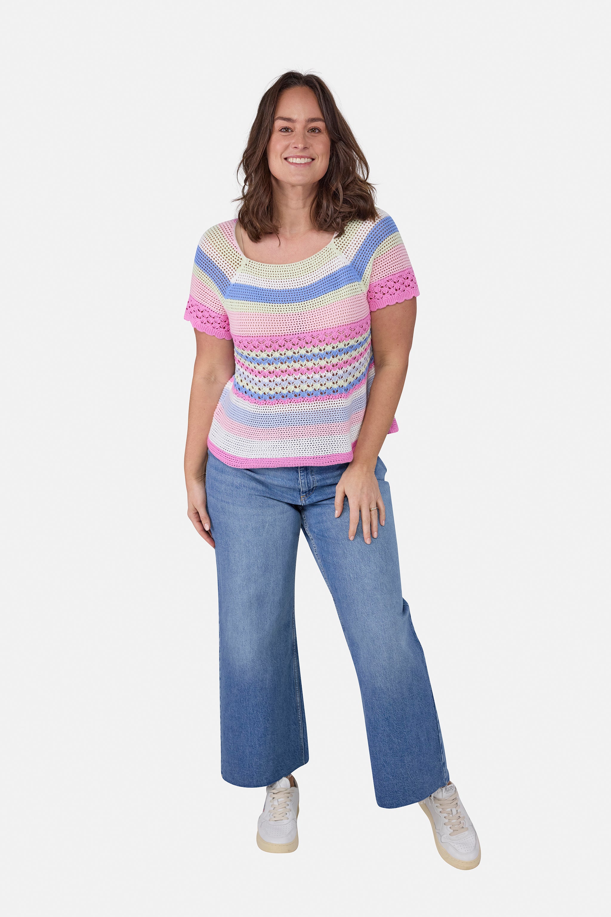 Strickpullover "LinkaL" aus Baumwolle