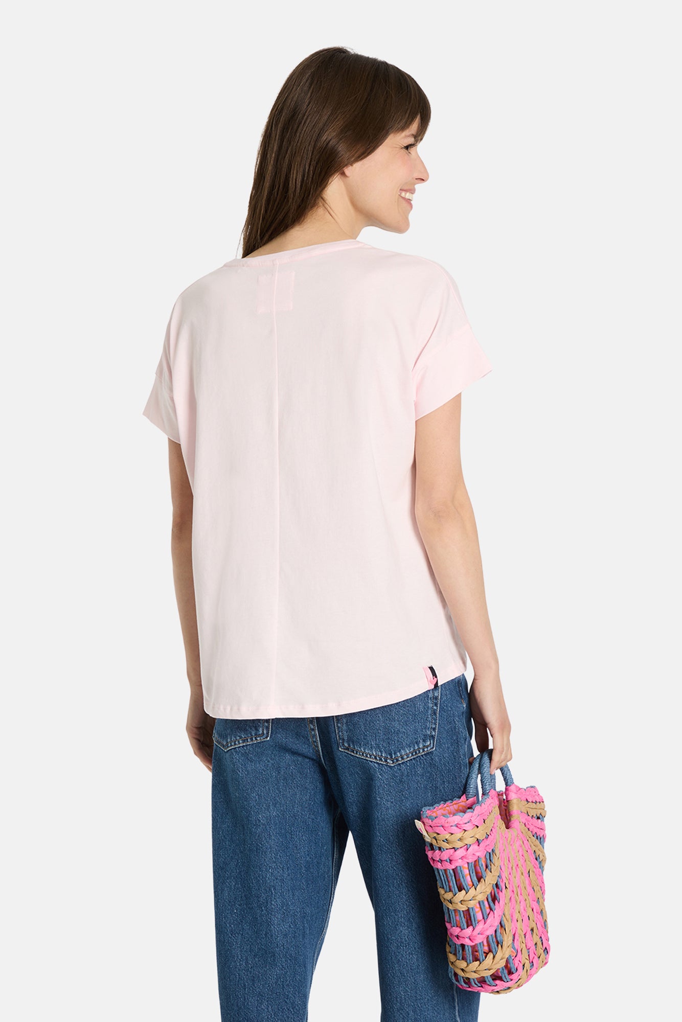 T-Shirt "DavyL" aus Baumwolle
