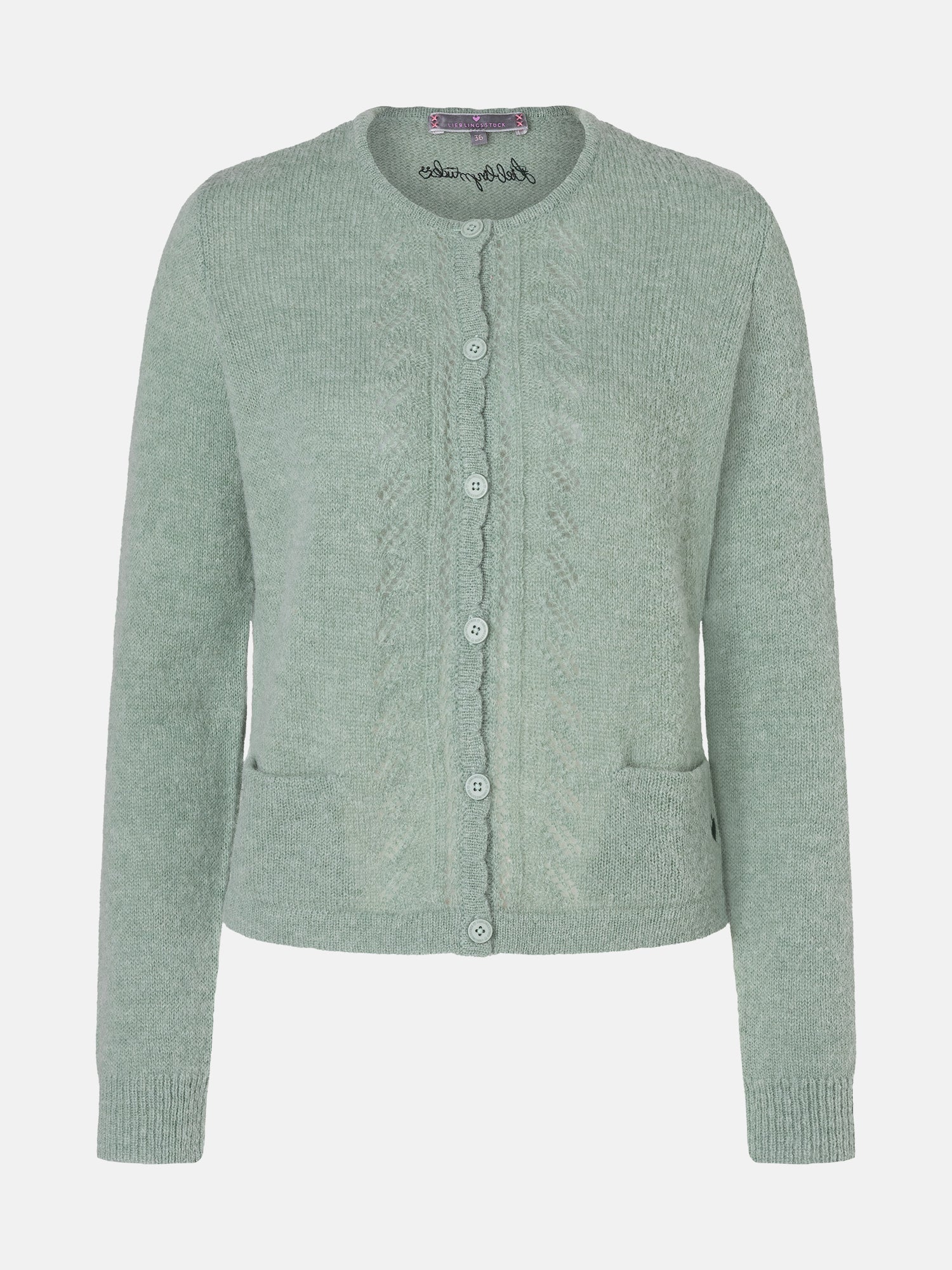 Strickjacke "ZdenkaL" mit Alpaka