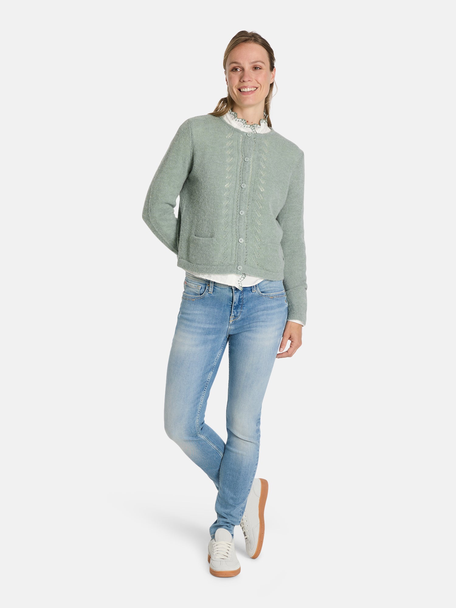 Strickjacke "ZdenkaL" mit Alpaka