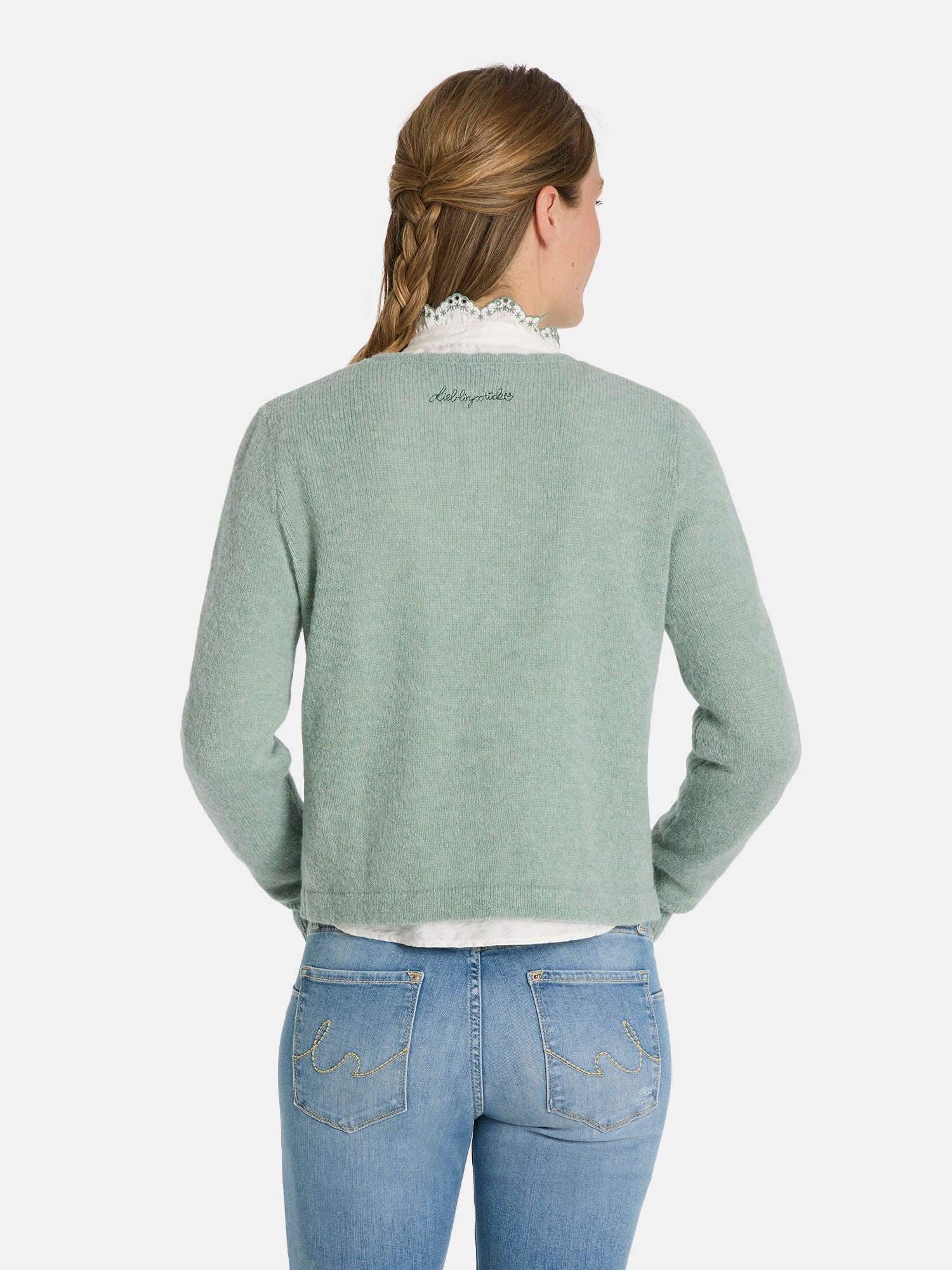Strickjacke "ZdenkaL" mit Alpaka