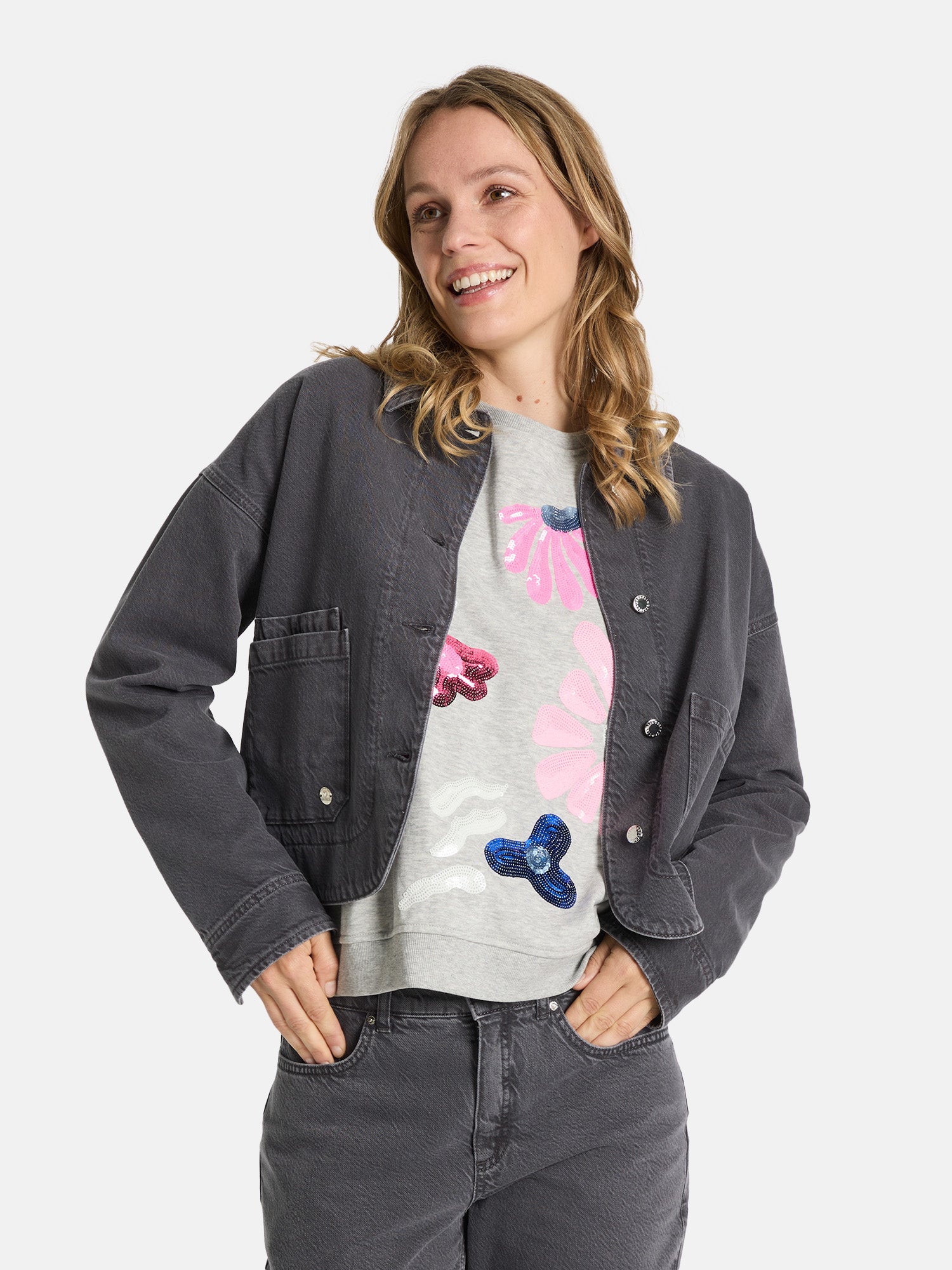 Jeansjacke "ChelseyL" aus Lyocellmix