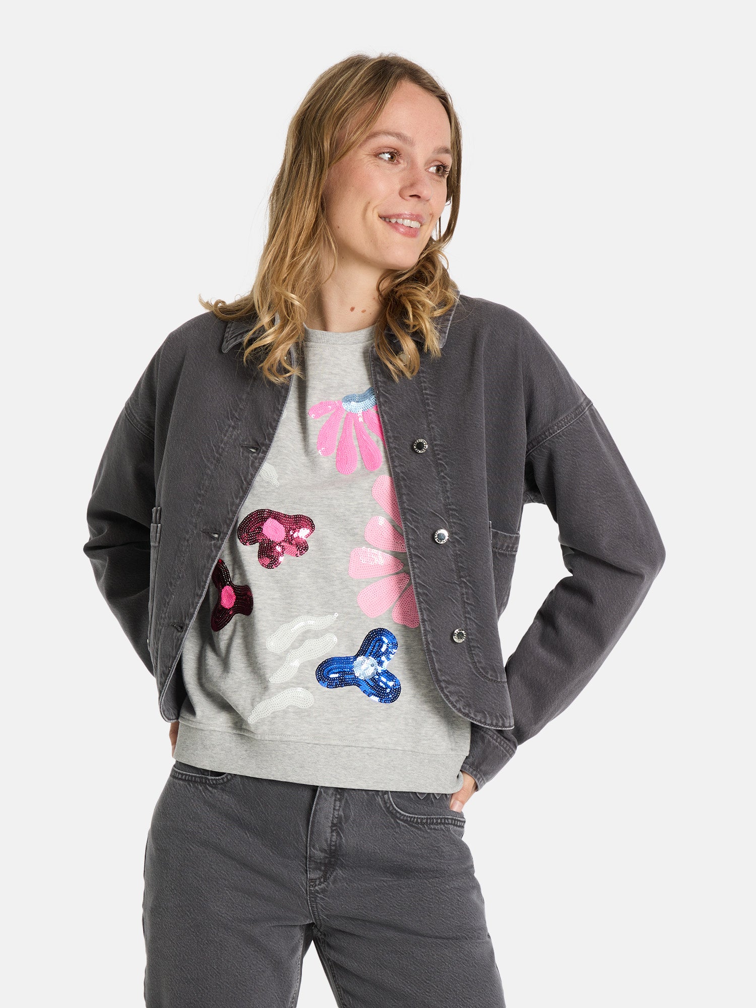 Jeansjacke "ChelseyL" aus Lyocellmix