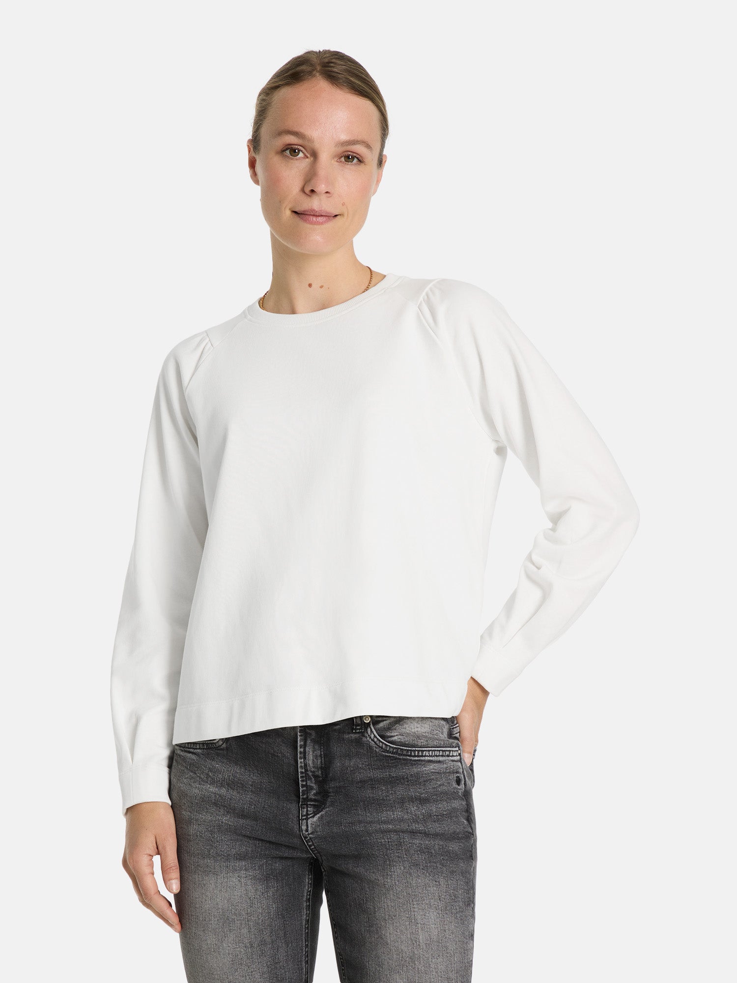 Sweatshirt "EmilyL" aus Baumwollmix