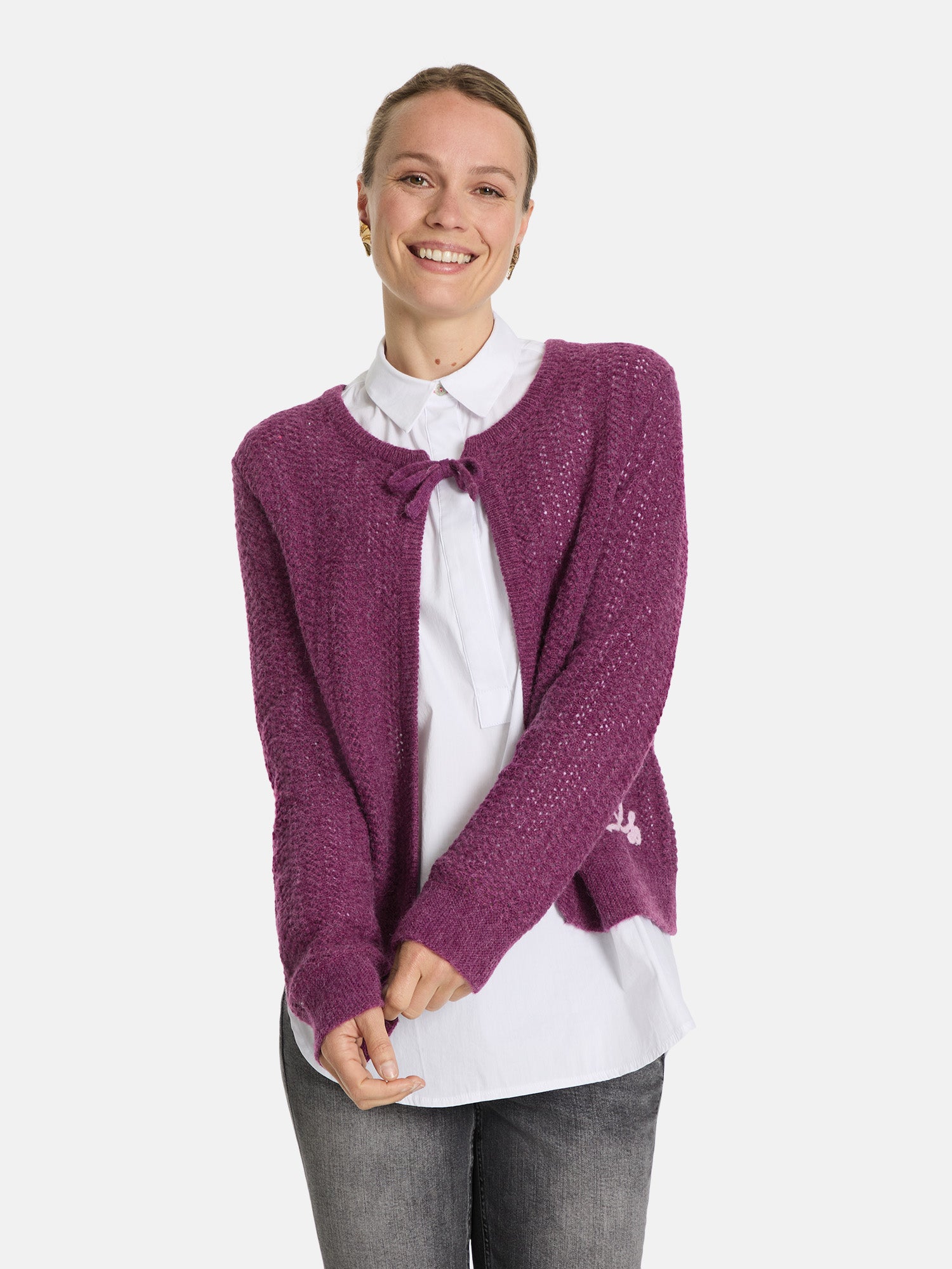 Strickjacke "ArielaL" mit Alpaka