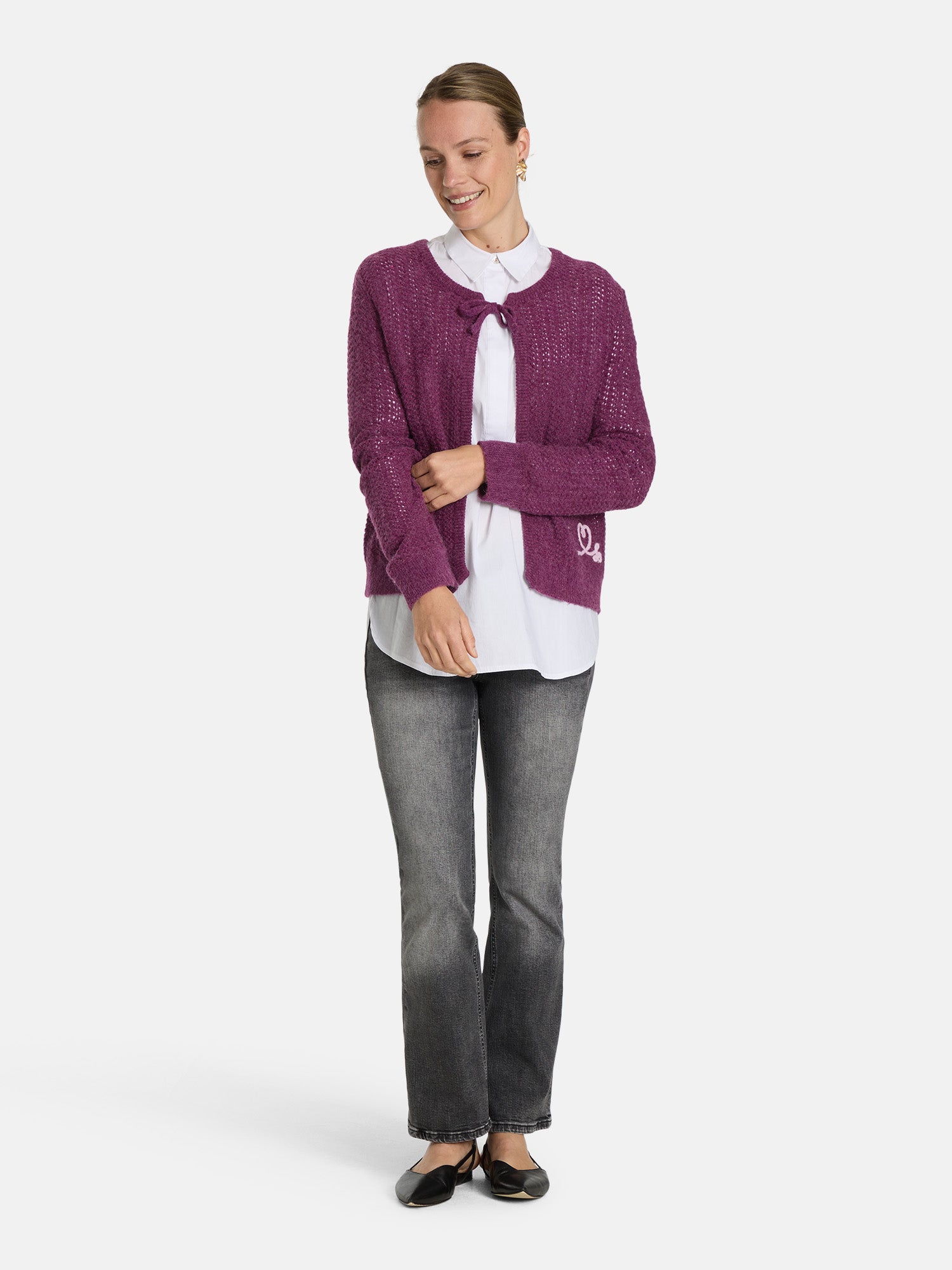 Strickjacke "ArielaL" mit Alpaka