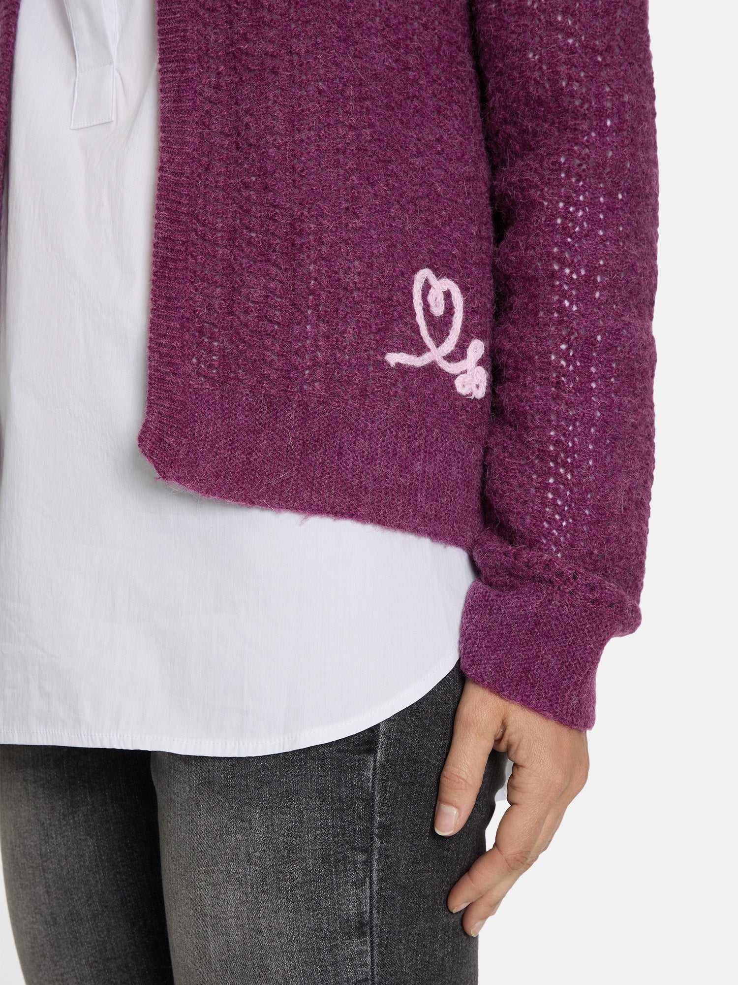 Strickjacke "ArielaL" mit Alpaka