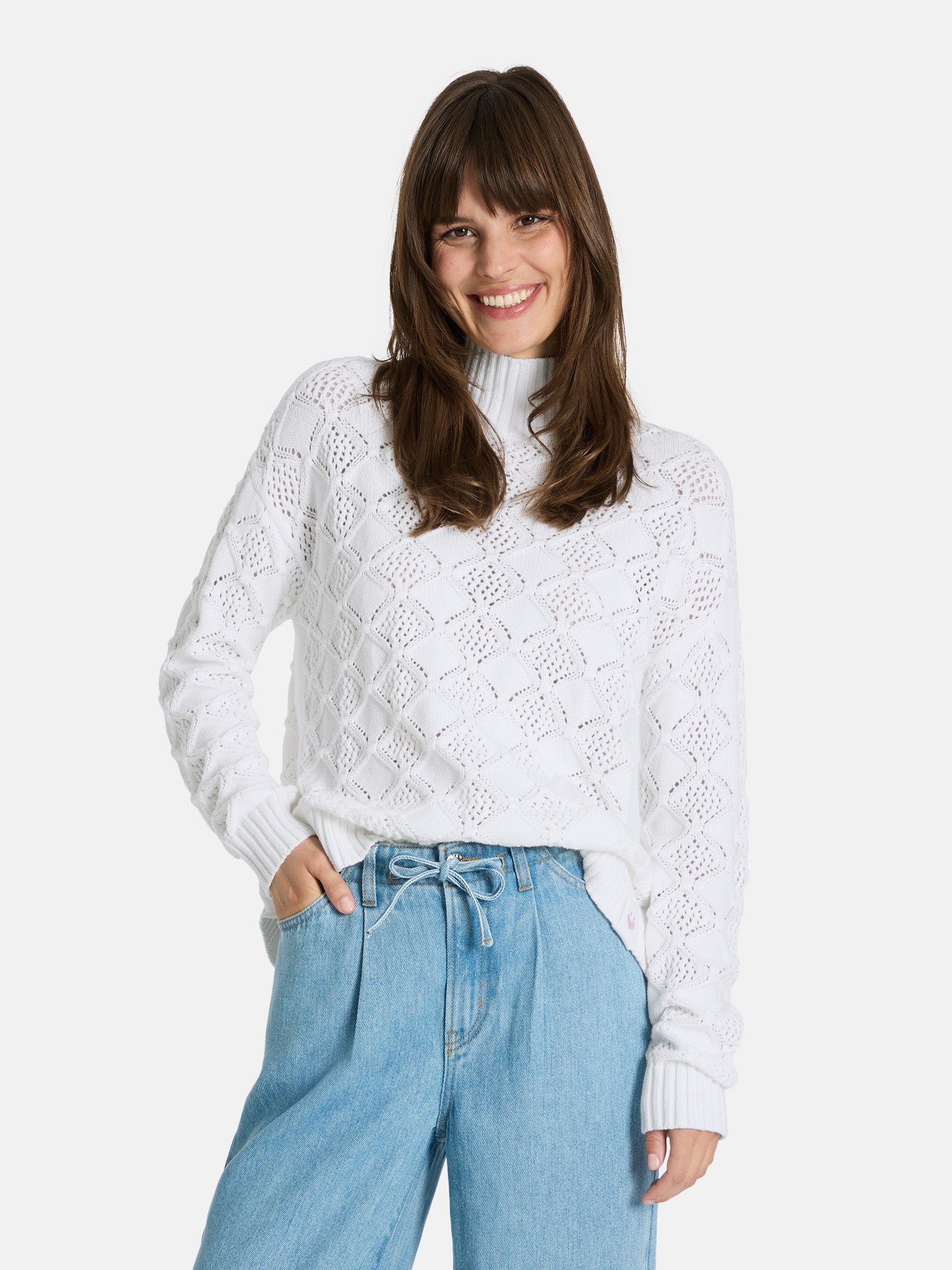 Pullover "ColineL" aus Baumwollmix