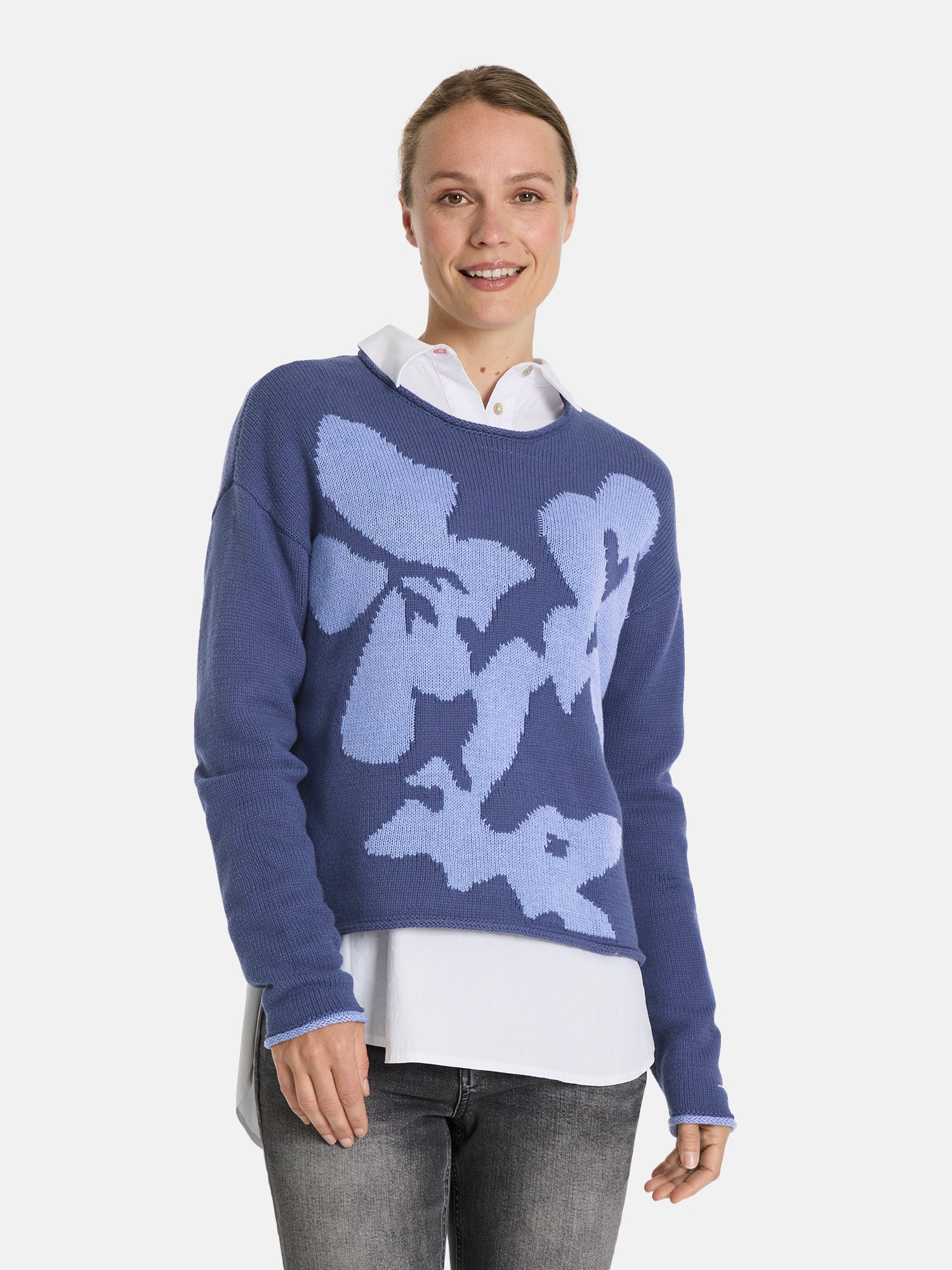 Pullover "SaraiL" aus Baumwollmix