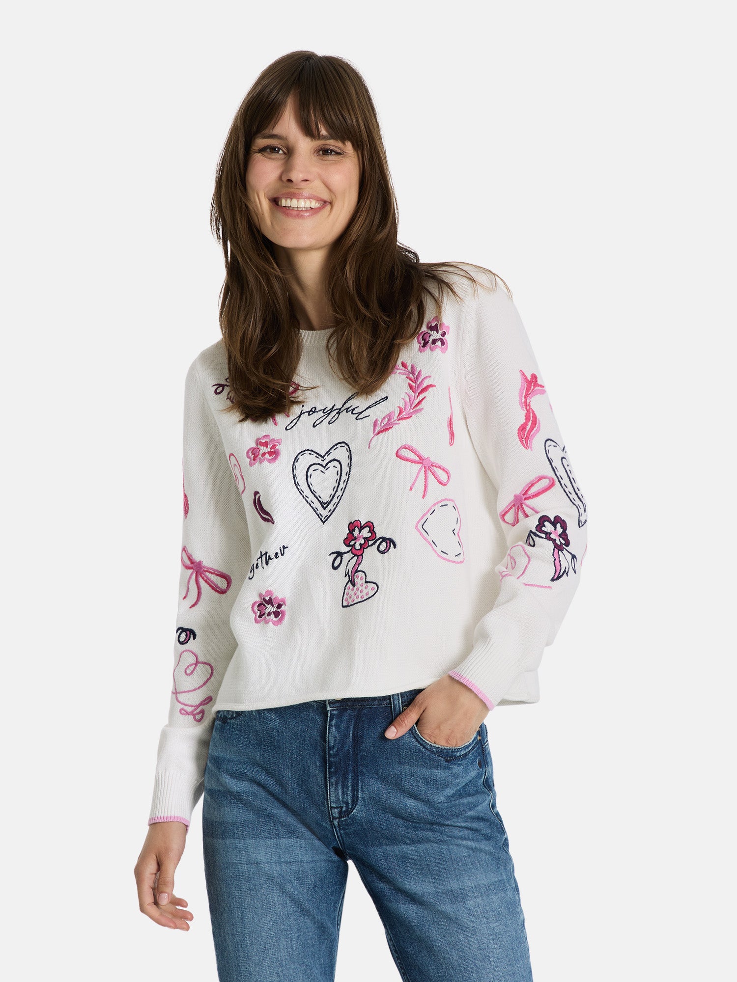 Jacke "DoritaL" aus Baumwollmix