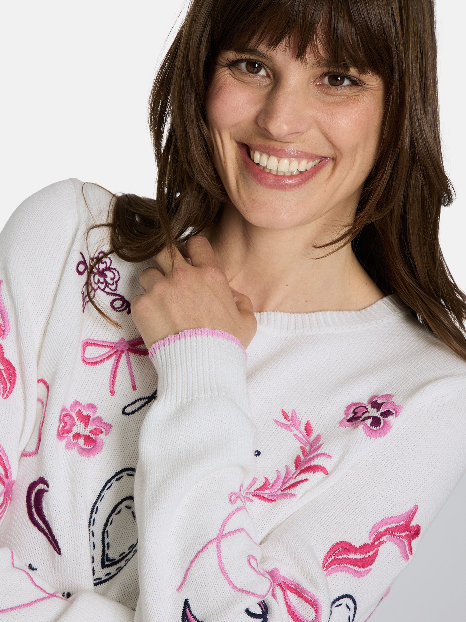 Pullover "DoritaL" aus Baumwollmix