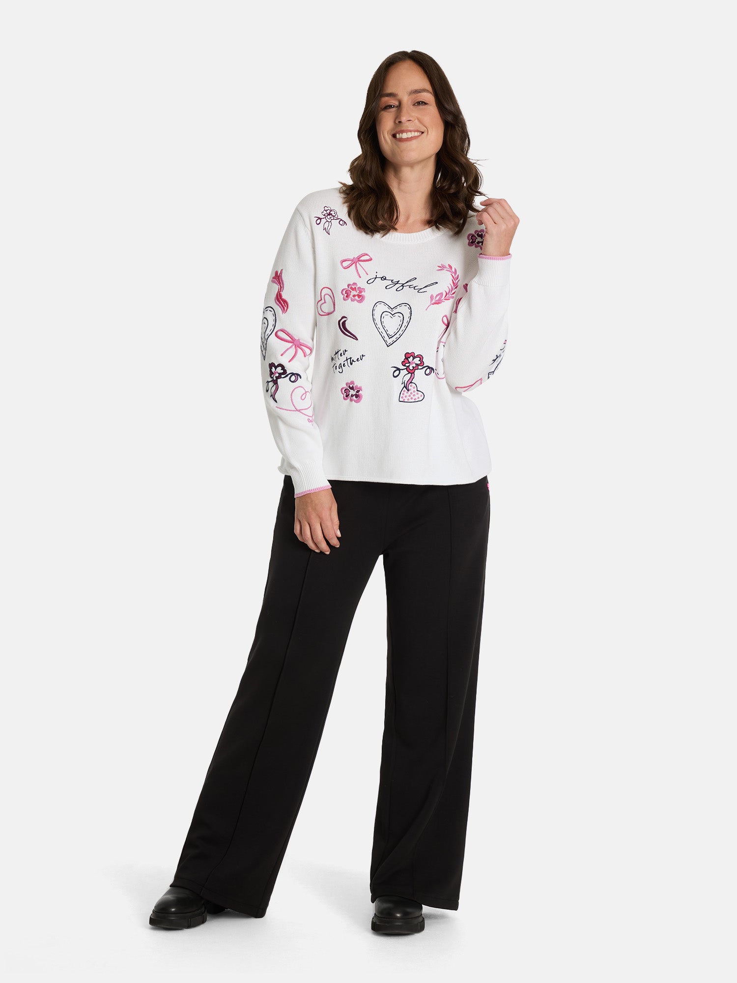 Pullover "DoritaL" aus Baumwollmix