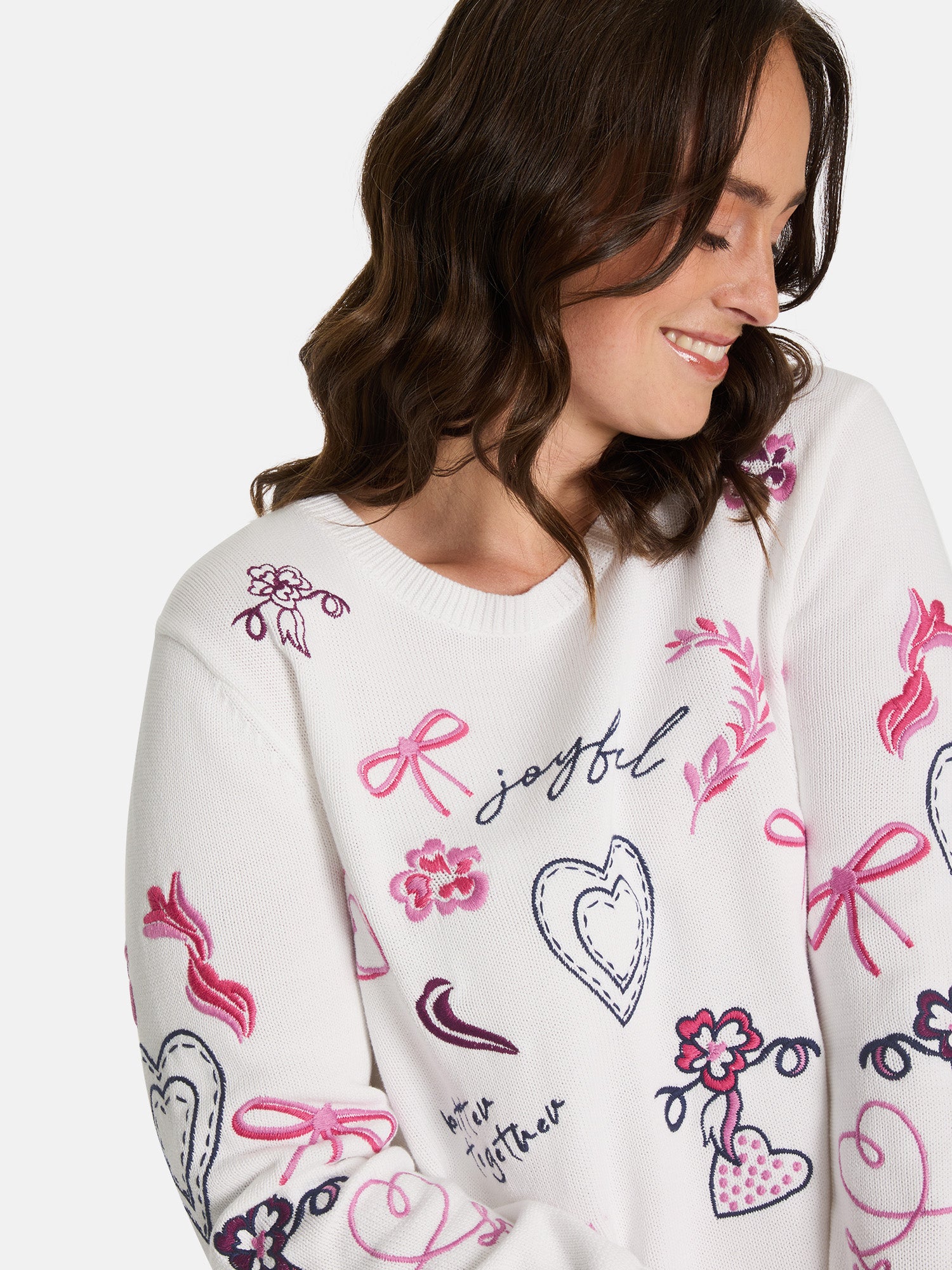Pullover "DoritaL" aus Baumwollmix