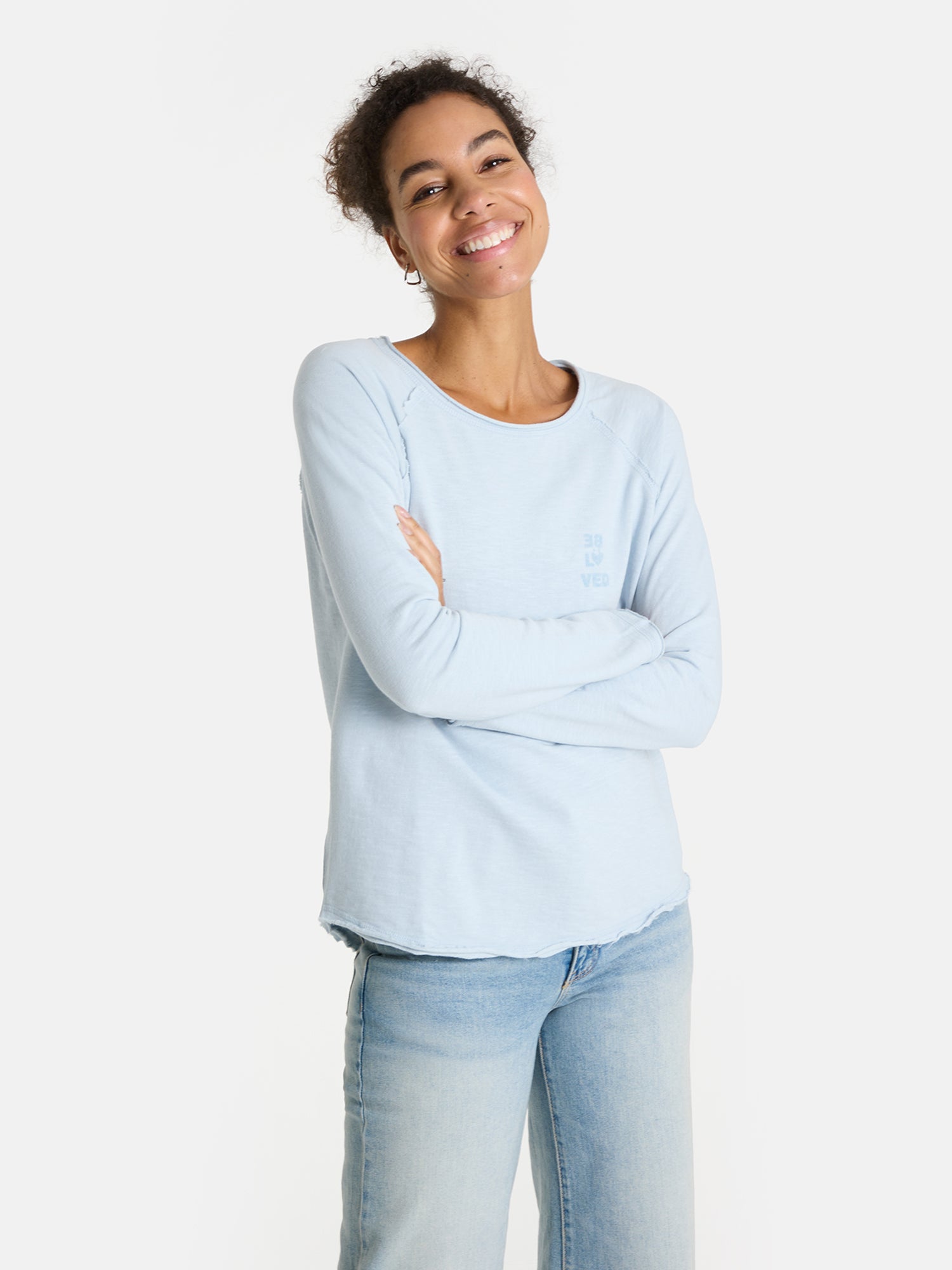 Sweatshirt "CathrinaEP" aus Baumwolle