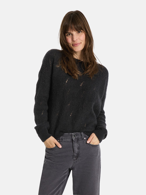 Jalira Pullover aus Strick Grau main image 1