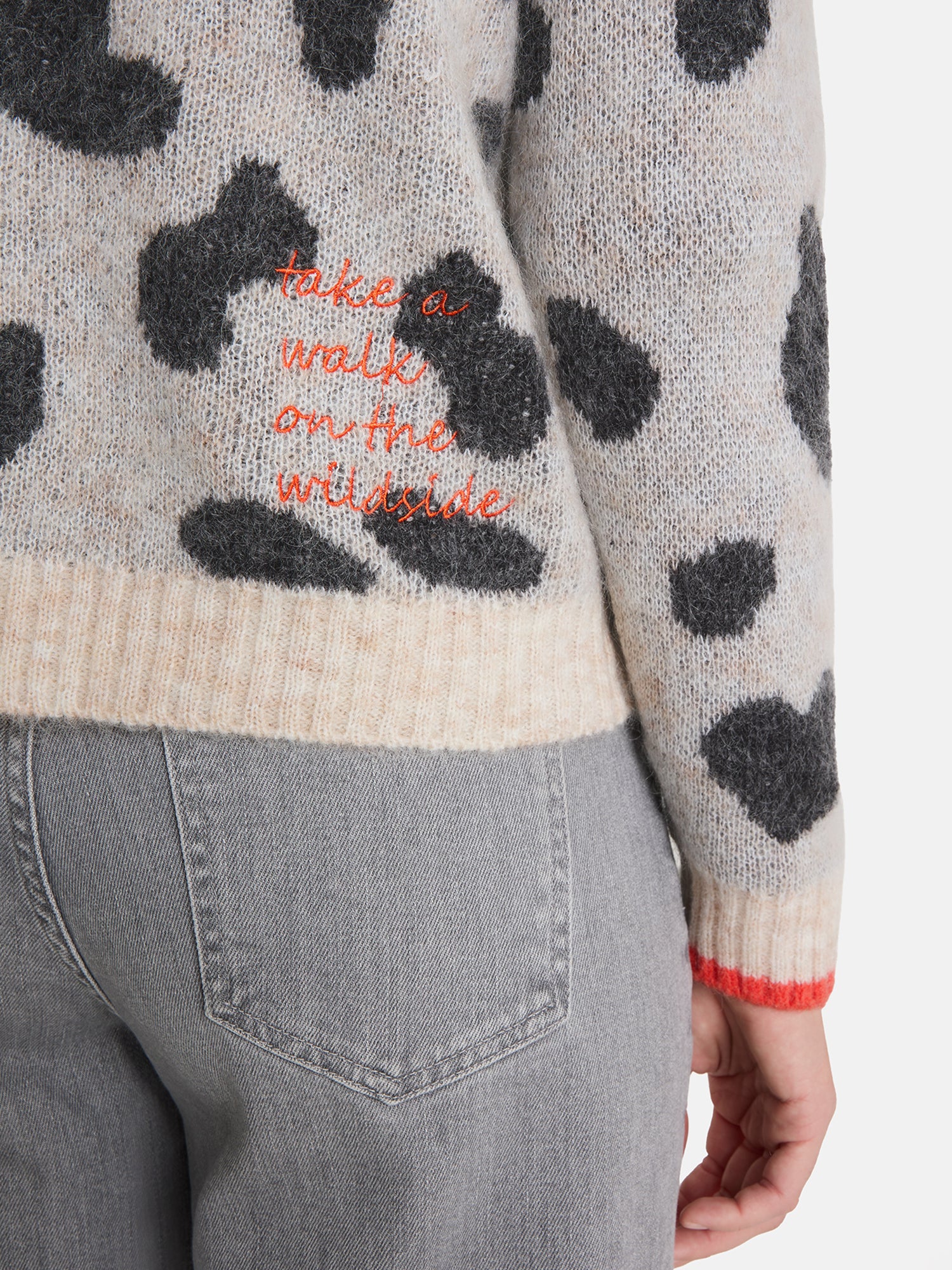 Strickjacke "AnninaL" mit Mohair