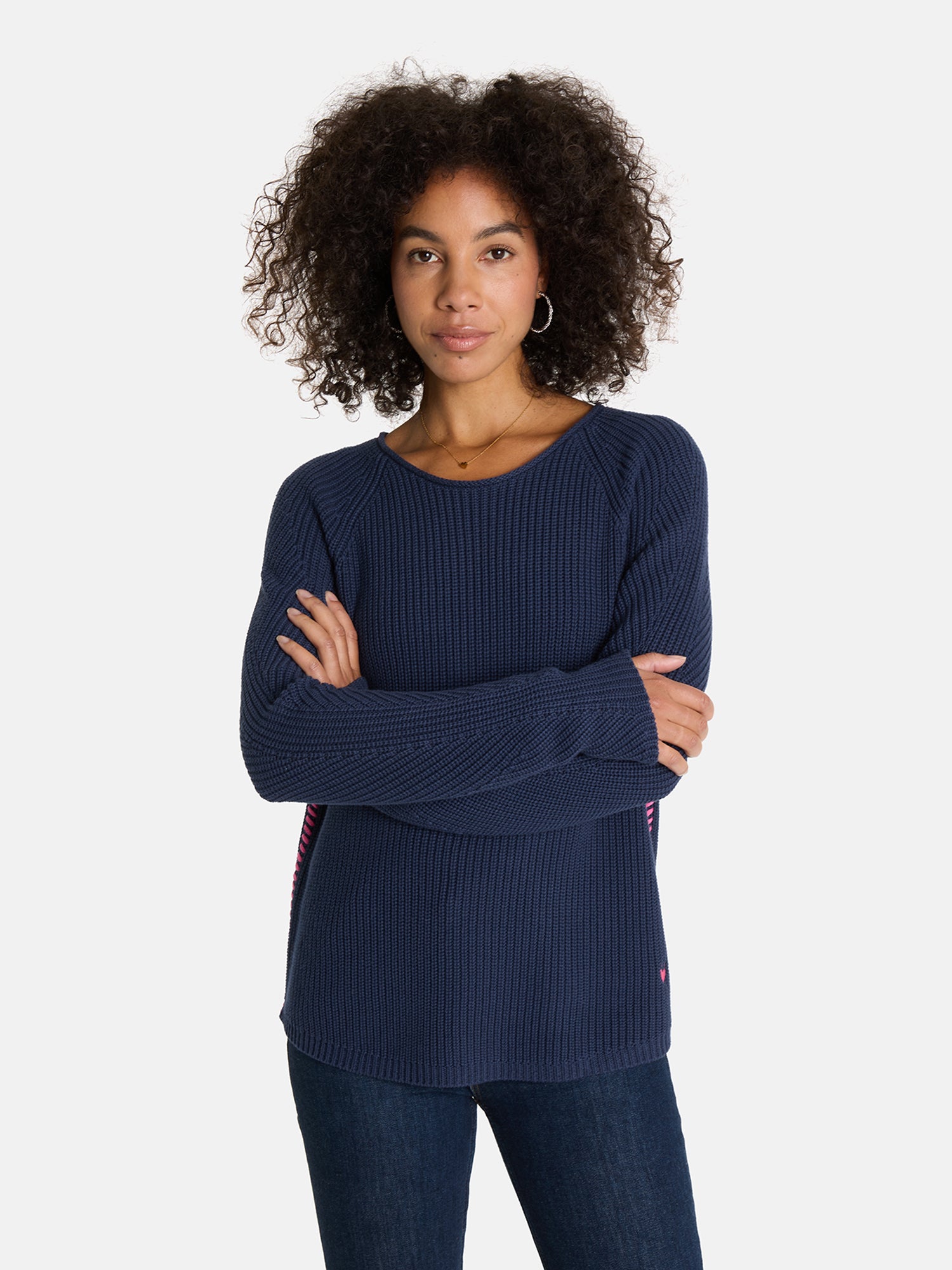 Pullover "BinjaL" aus Baumwollmix