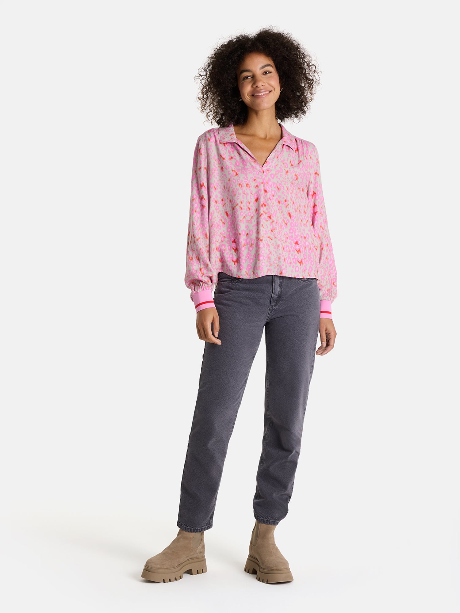 Bluse "EbonyL" aus Viskose