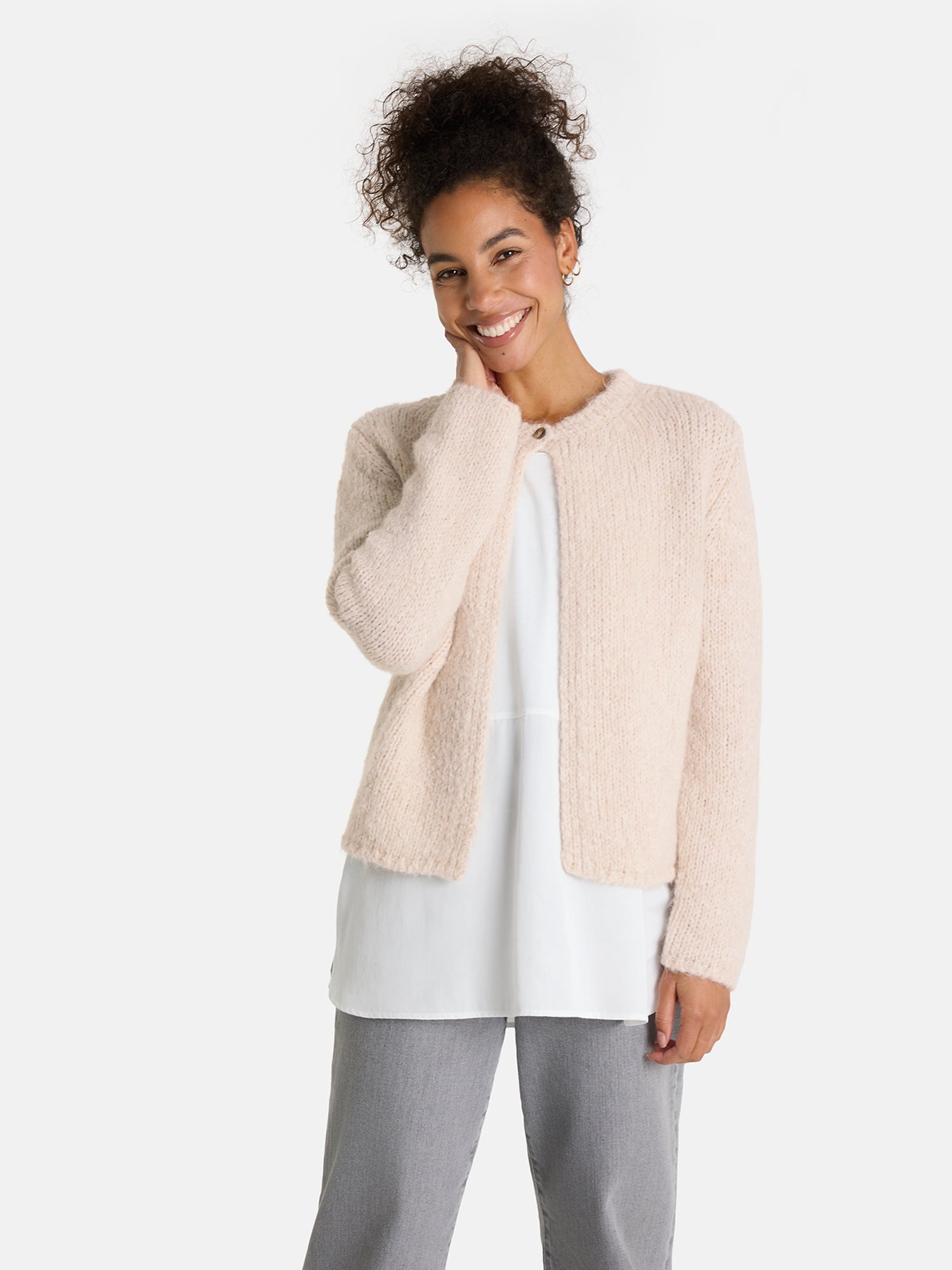 Strickjacke "KianaL" mit Alpaka