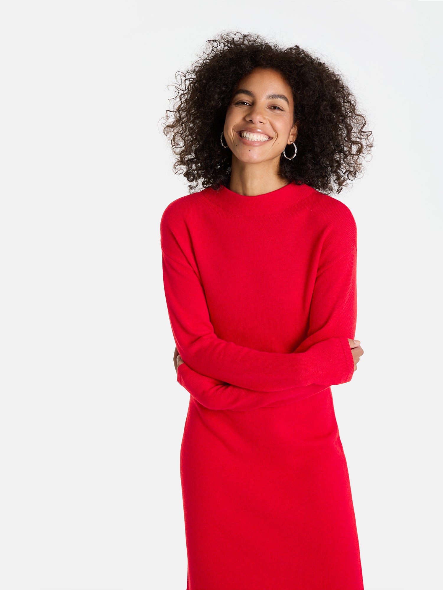 Strickkleid "LillemorL" aus Wollmix