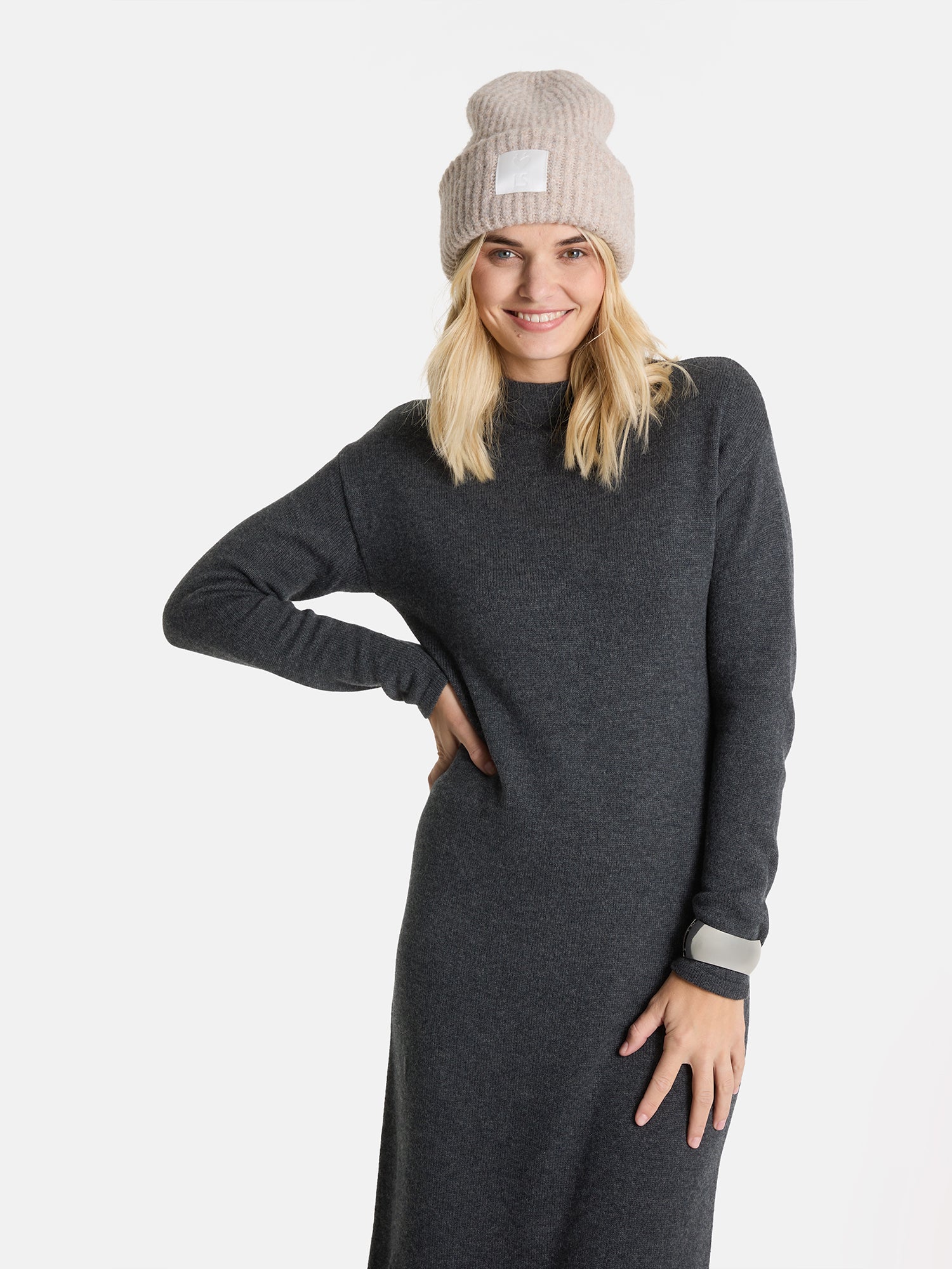 Strickkleid "LillemorL" aus Wollmix