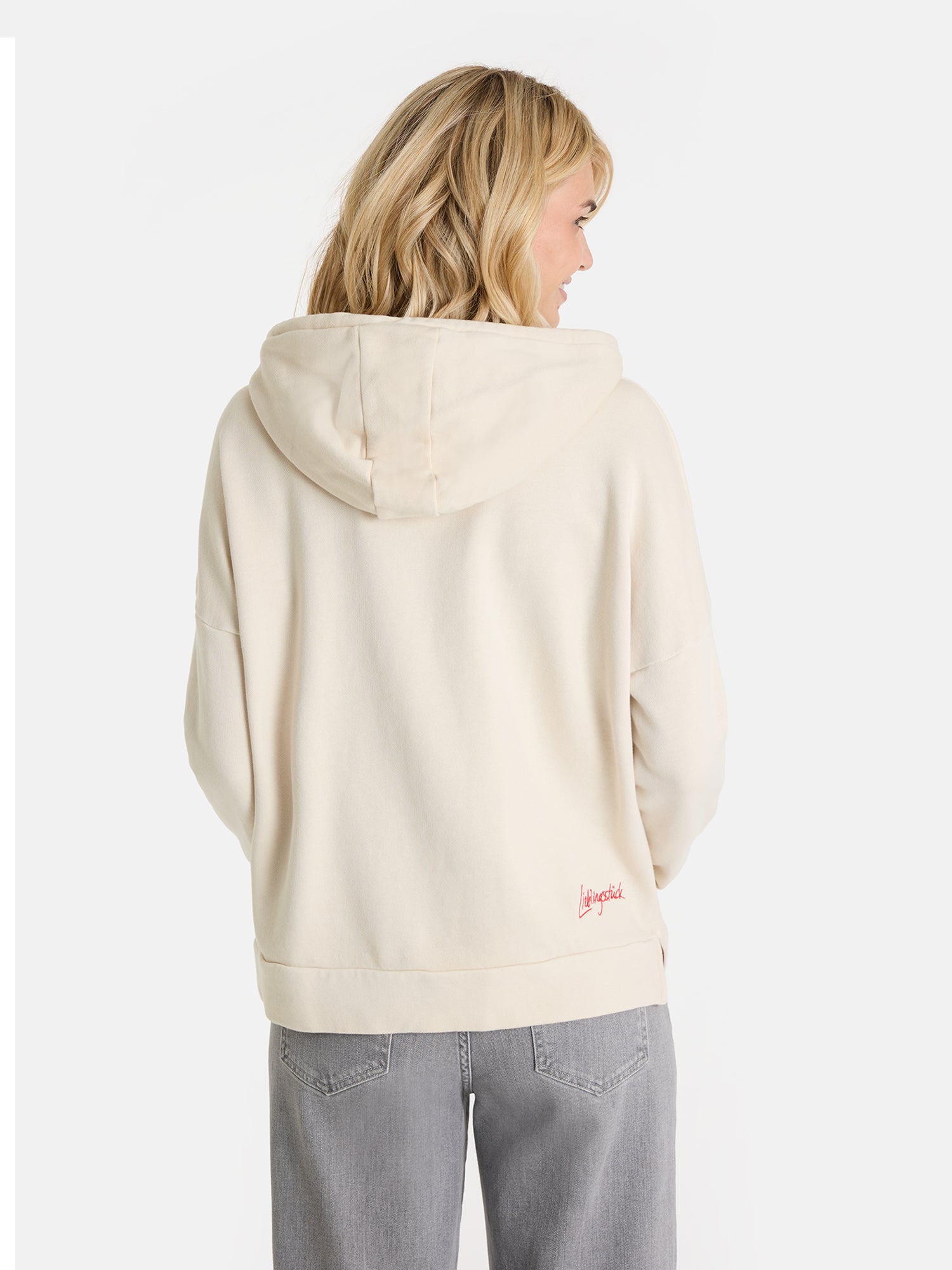 Hoodie "LivL" aus Baumwolle