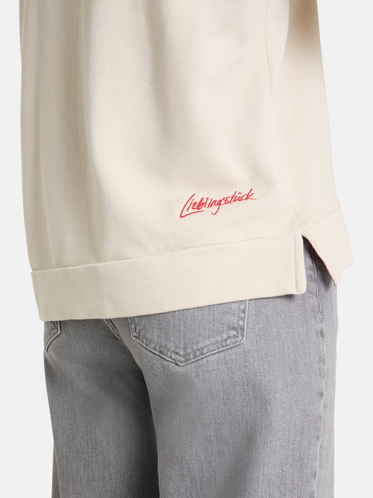 Hoodie "LivL" aus Baumwolle