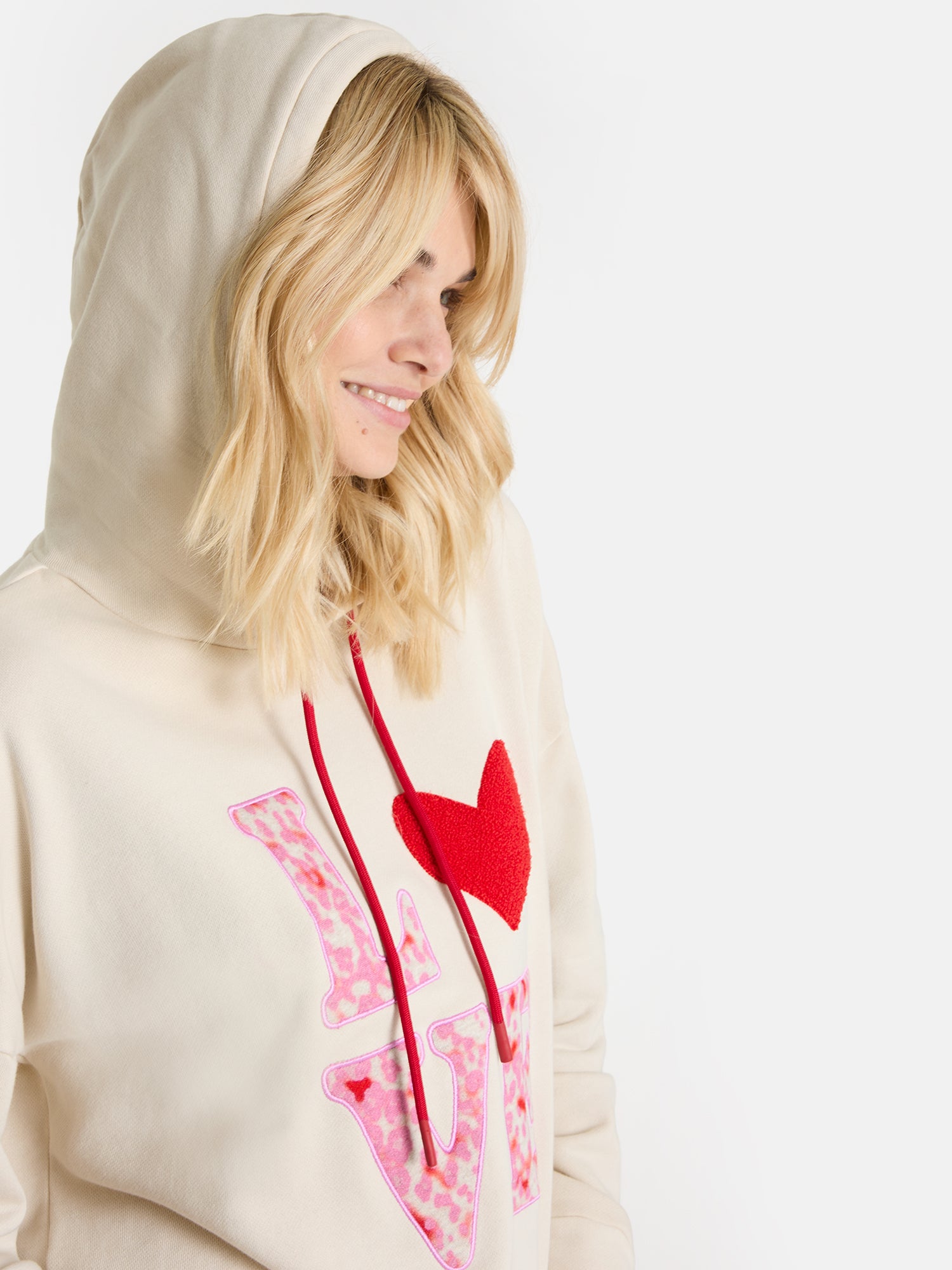 Hoodie "LivL" aus Baumwolle