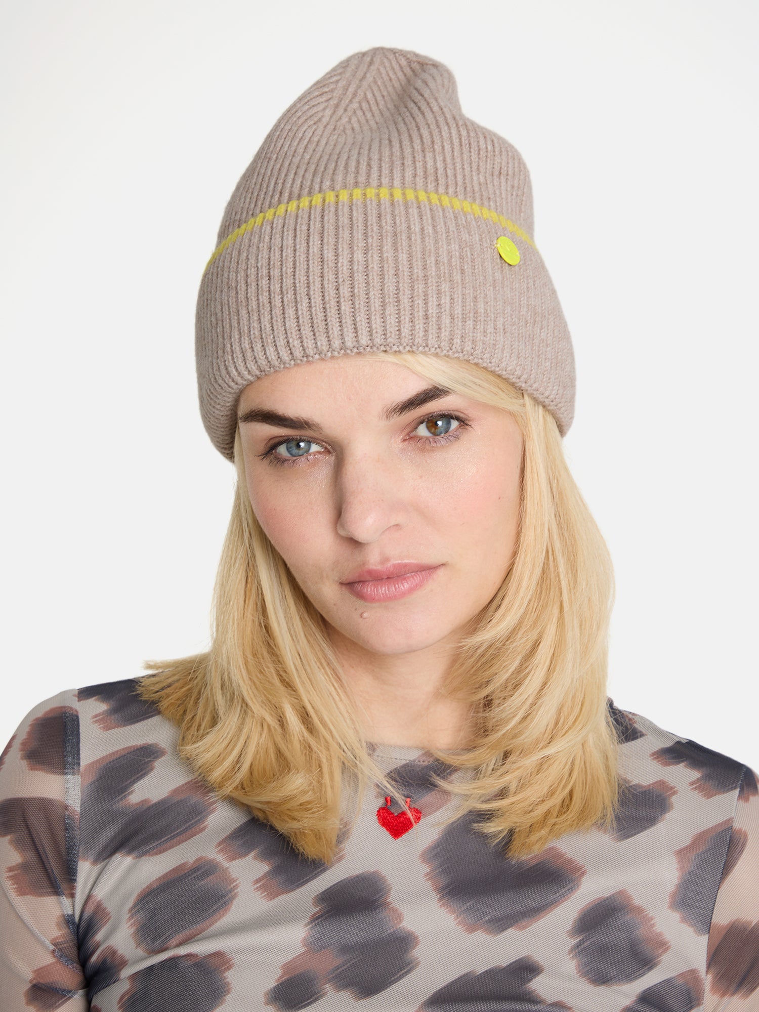 Wollmütze „Sweet Heart“ mit Kaschmir