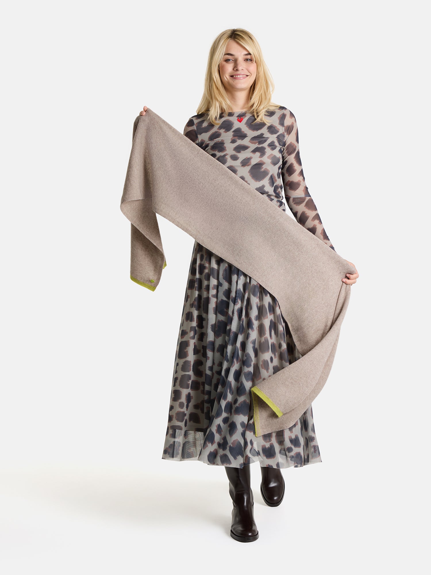 Wollschal „Sweet Heart“ mit Kaschmir