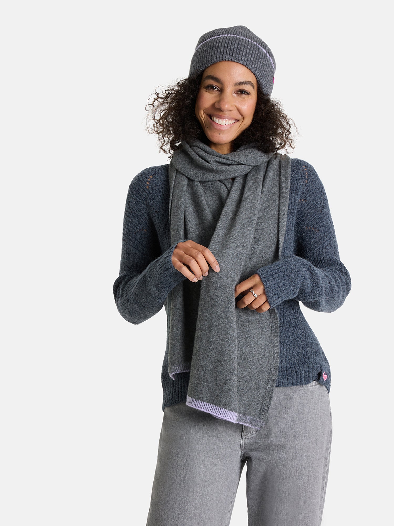 Wollschal „Sweet Heart“ mit Kaschmir