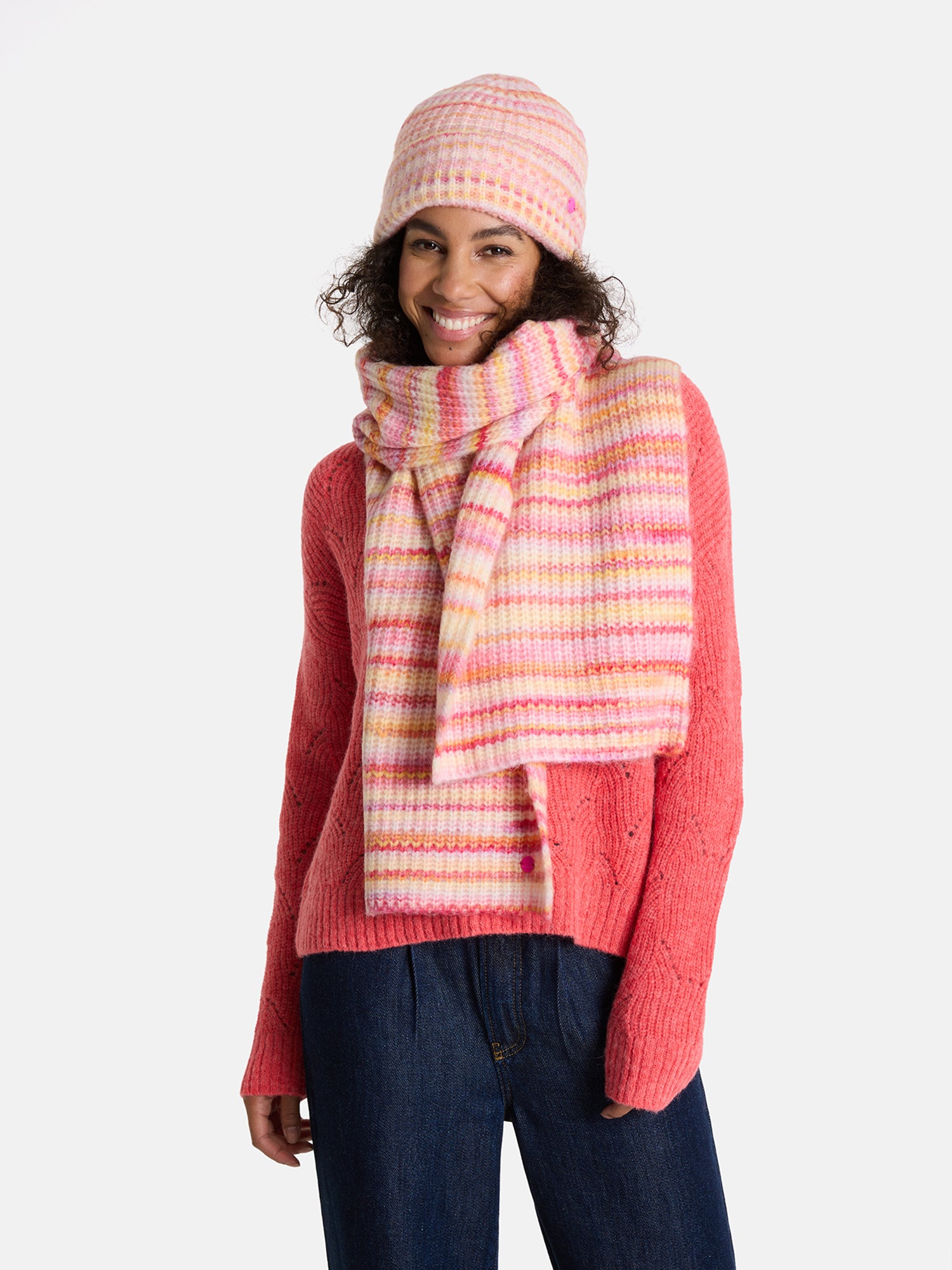 Rippstrick-Schal „Cozy Moments“