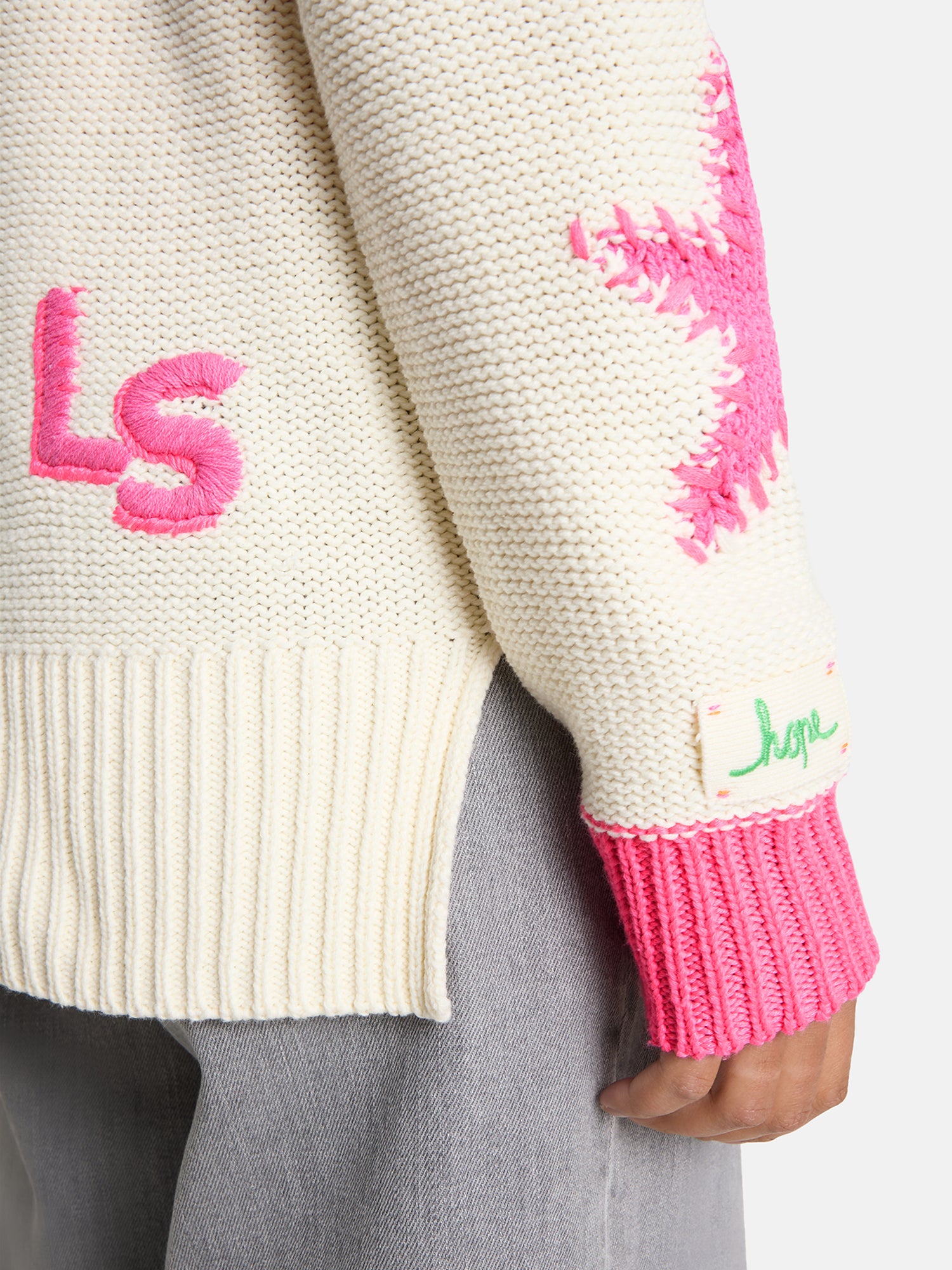 Strickjacke "ArunaL" aus Baumwollmix