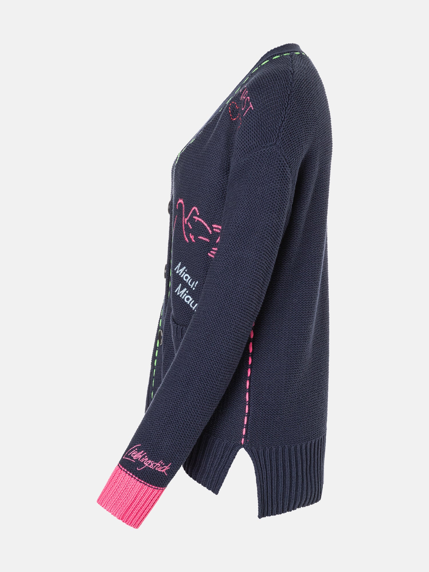 Strickjacke "ArunaL" aus Baumwollmix