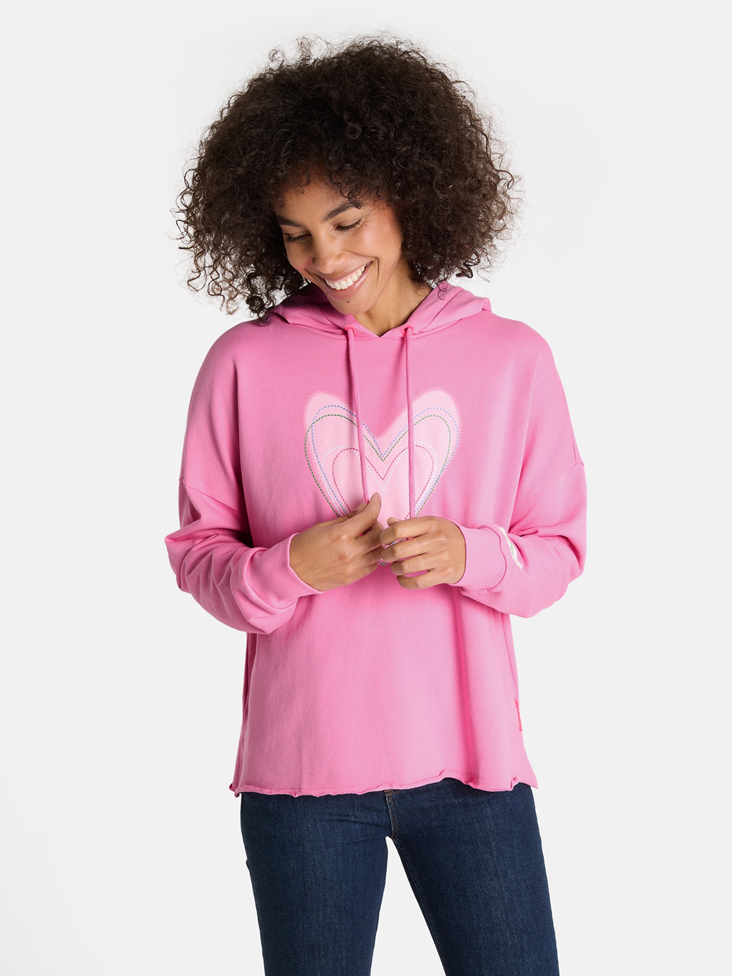 Hoodie "CyrenaL" aus Baumwolle