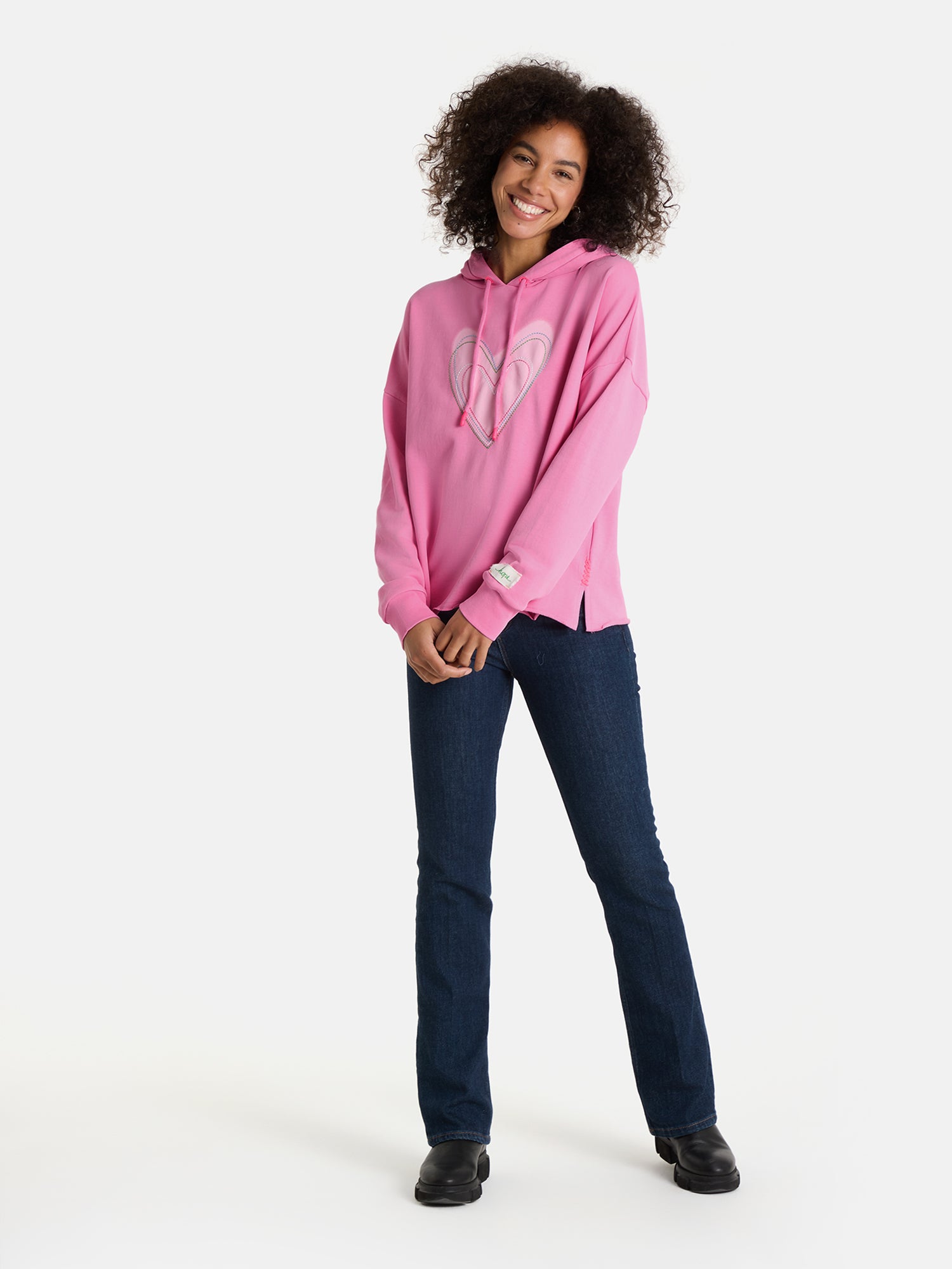 Hoodie "CyrenaL" aus Baumwolle