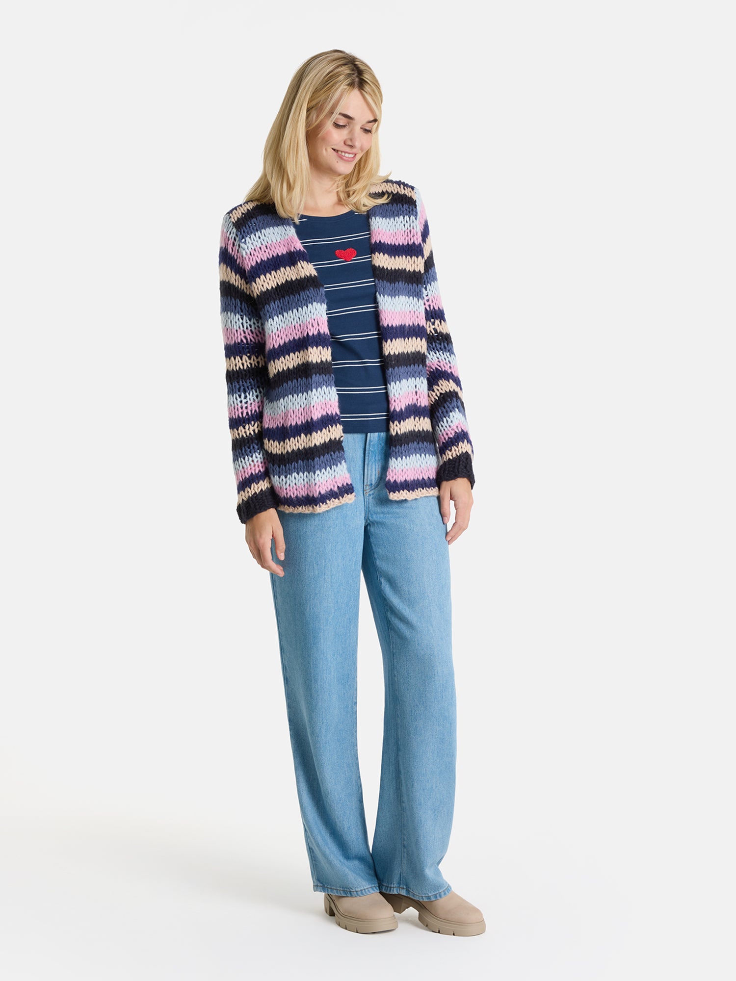 Strickjacke "KatalinaL" mit Wolle