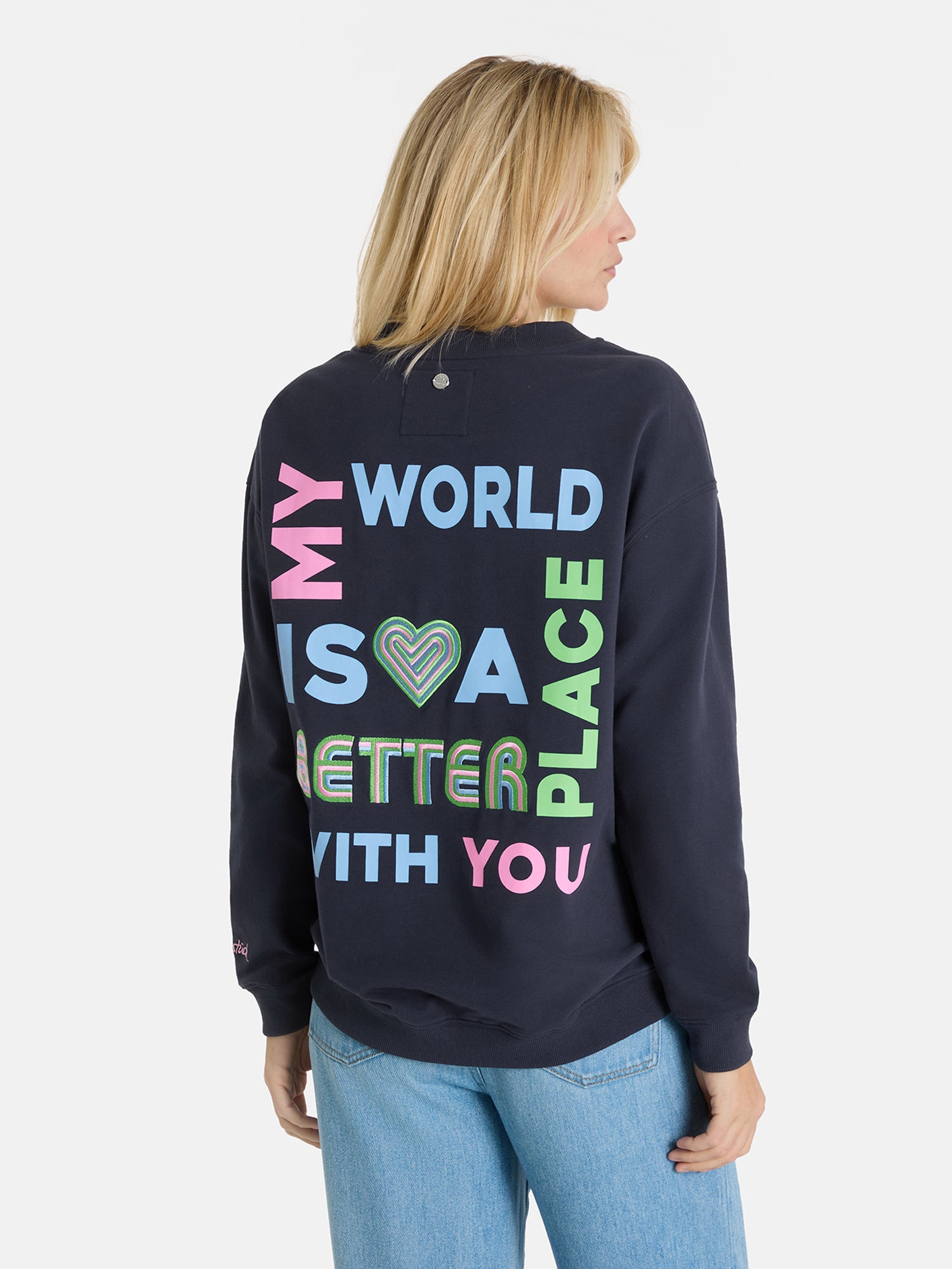 Sweatshirt "TatjanaL" mit Elasthan