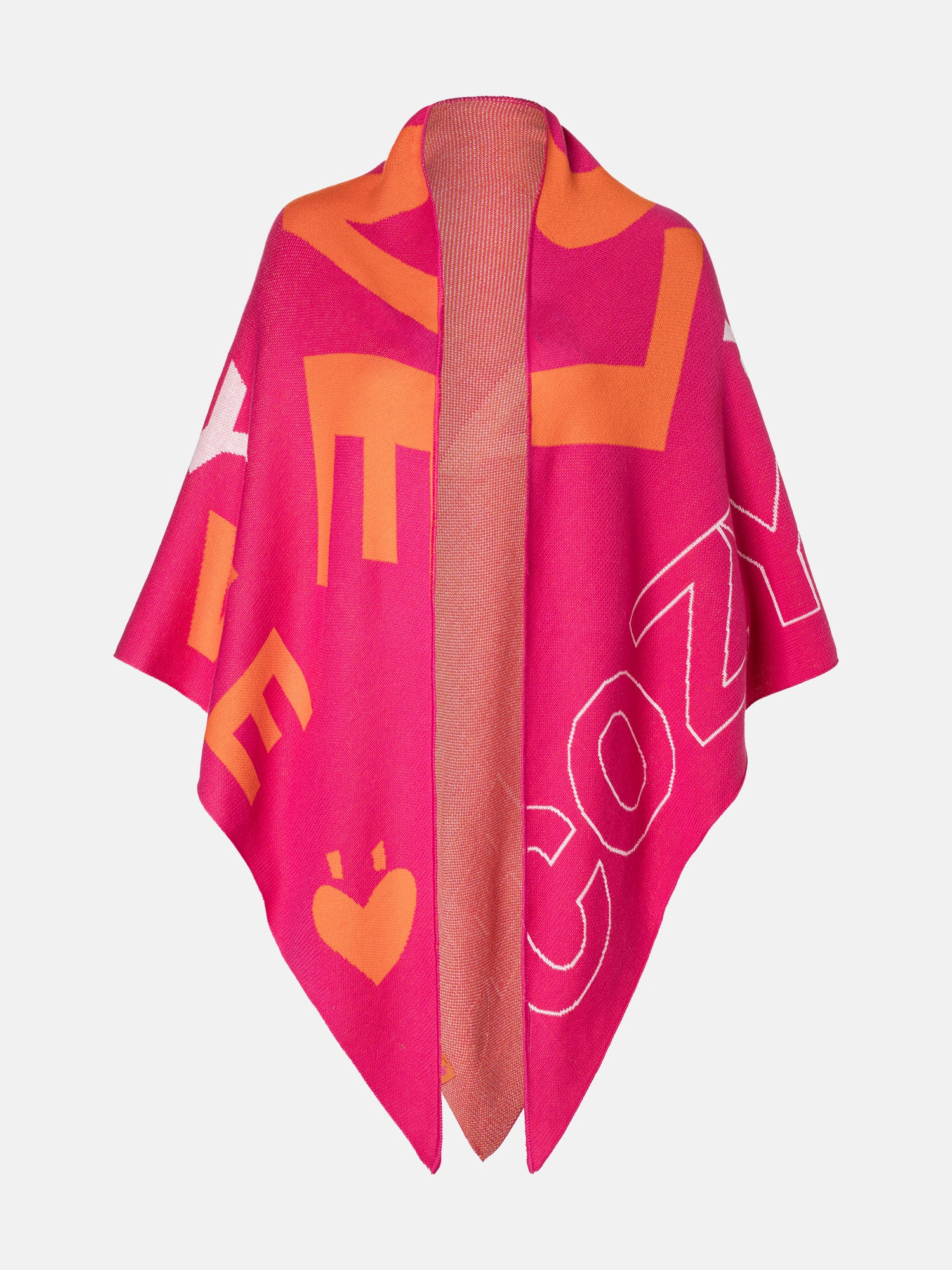 Dreiecksschal „Happy Vibes“