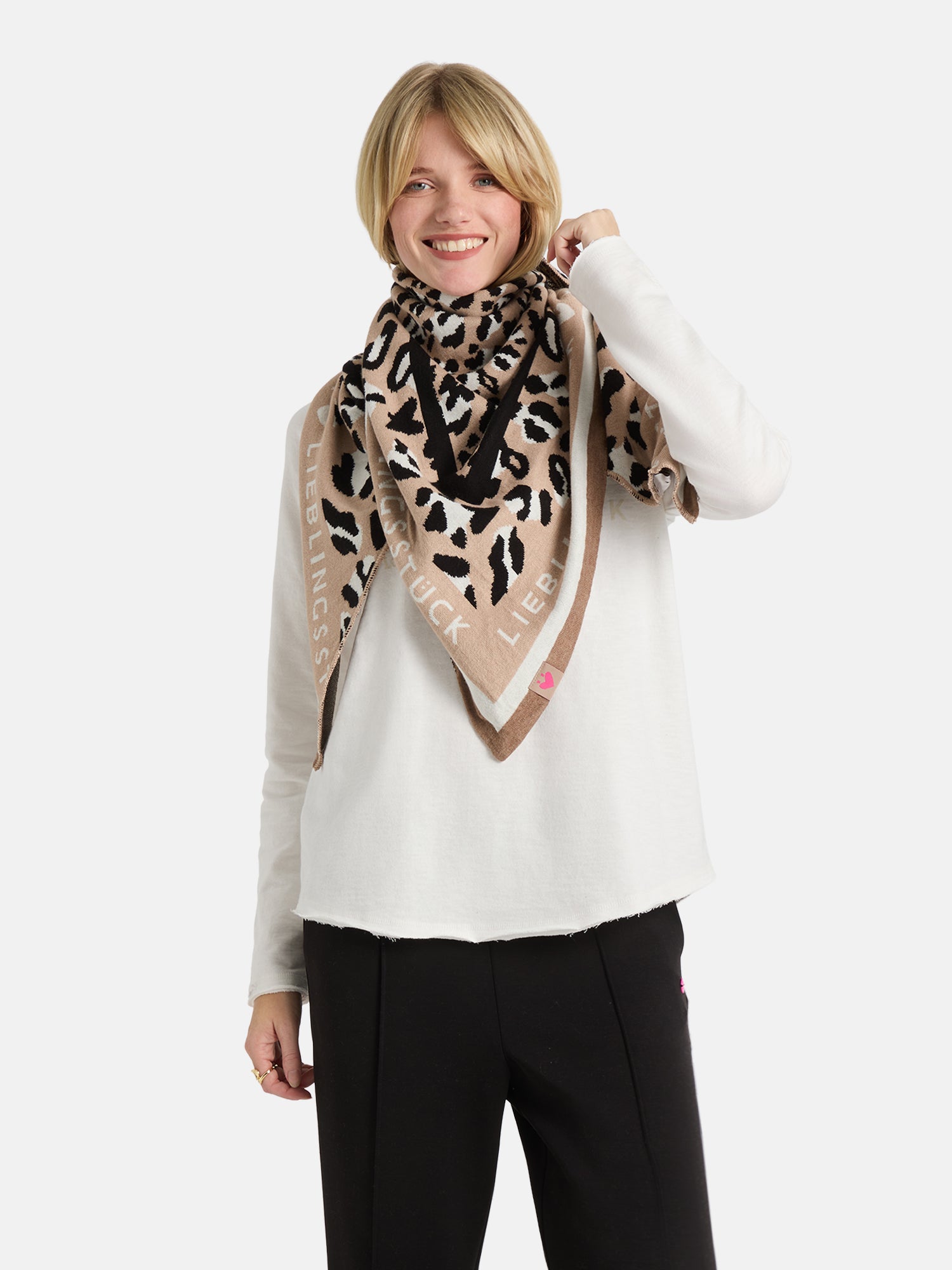 Dreieckstuch „Leo Love“