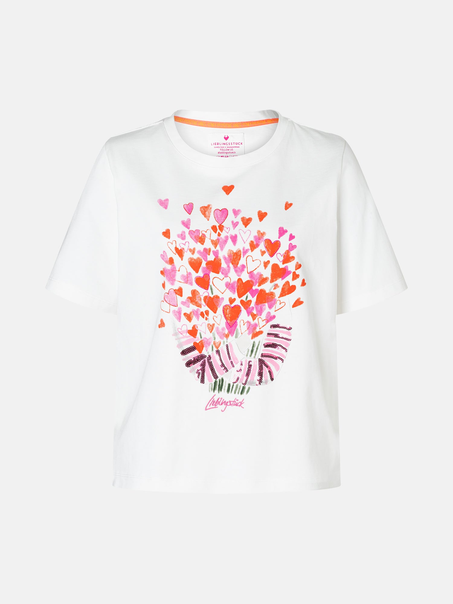 T-Shirt "CarminaL" aus Baumwolle