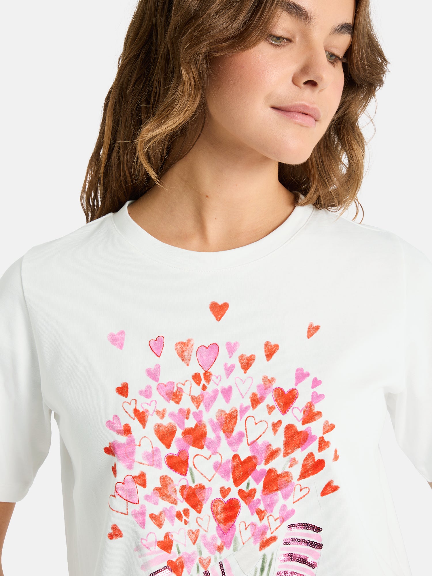 T-Shirt "CarminaL" aus Baumwolle