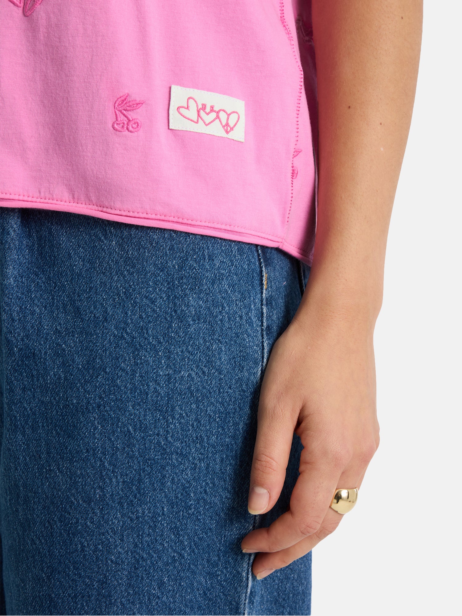 T-Shirt "Cilia" aus Baumwolle