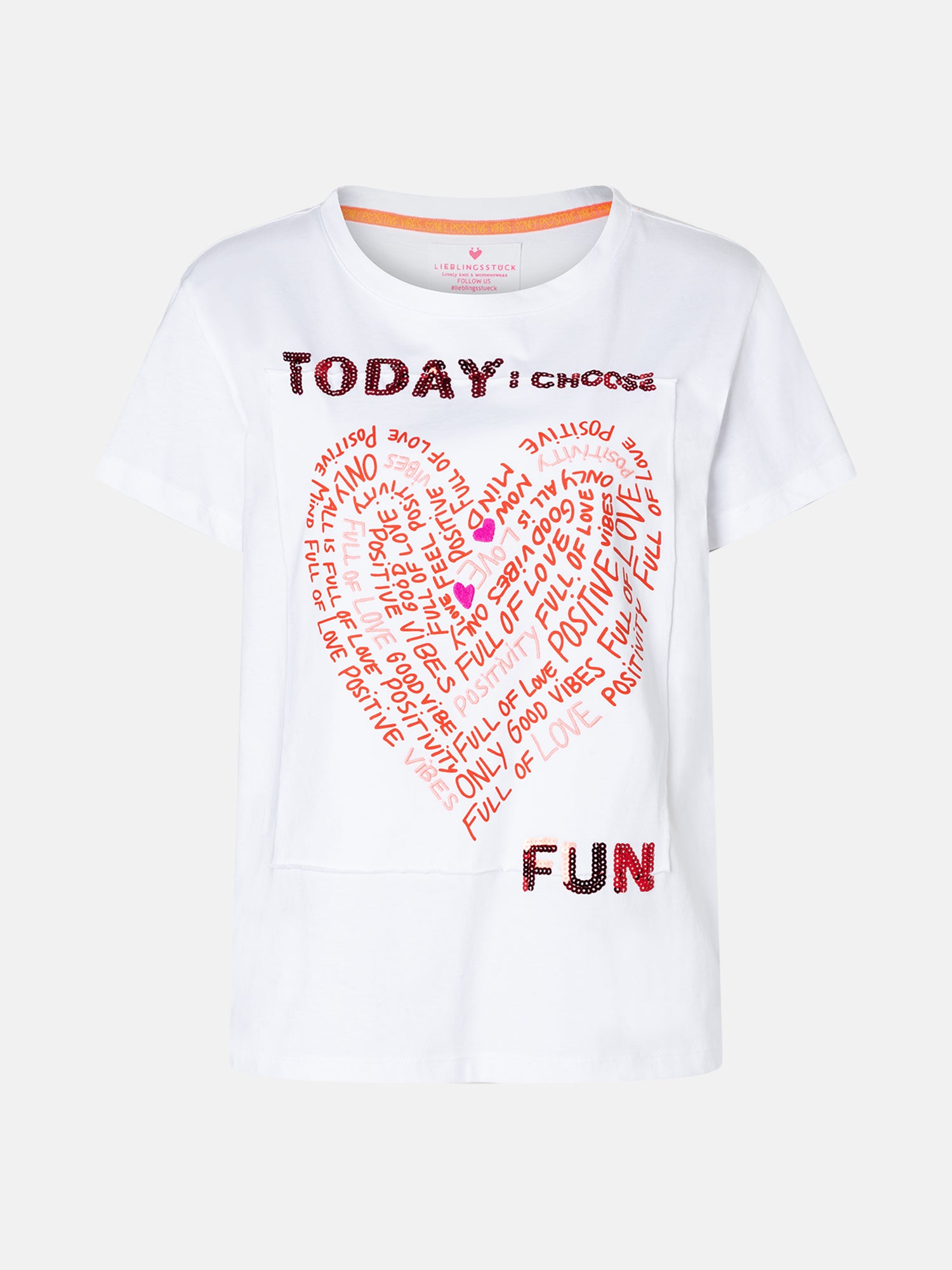 T-Shirt "CleoL" aus Baumwolle