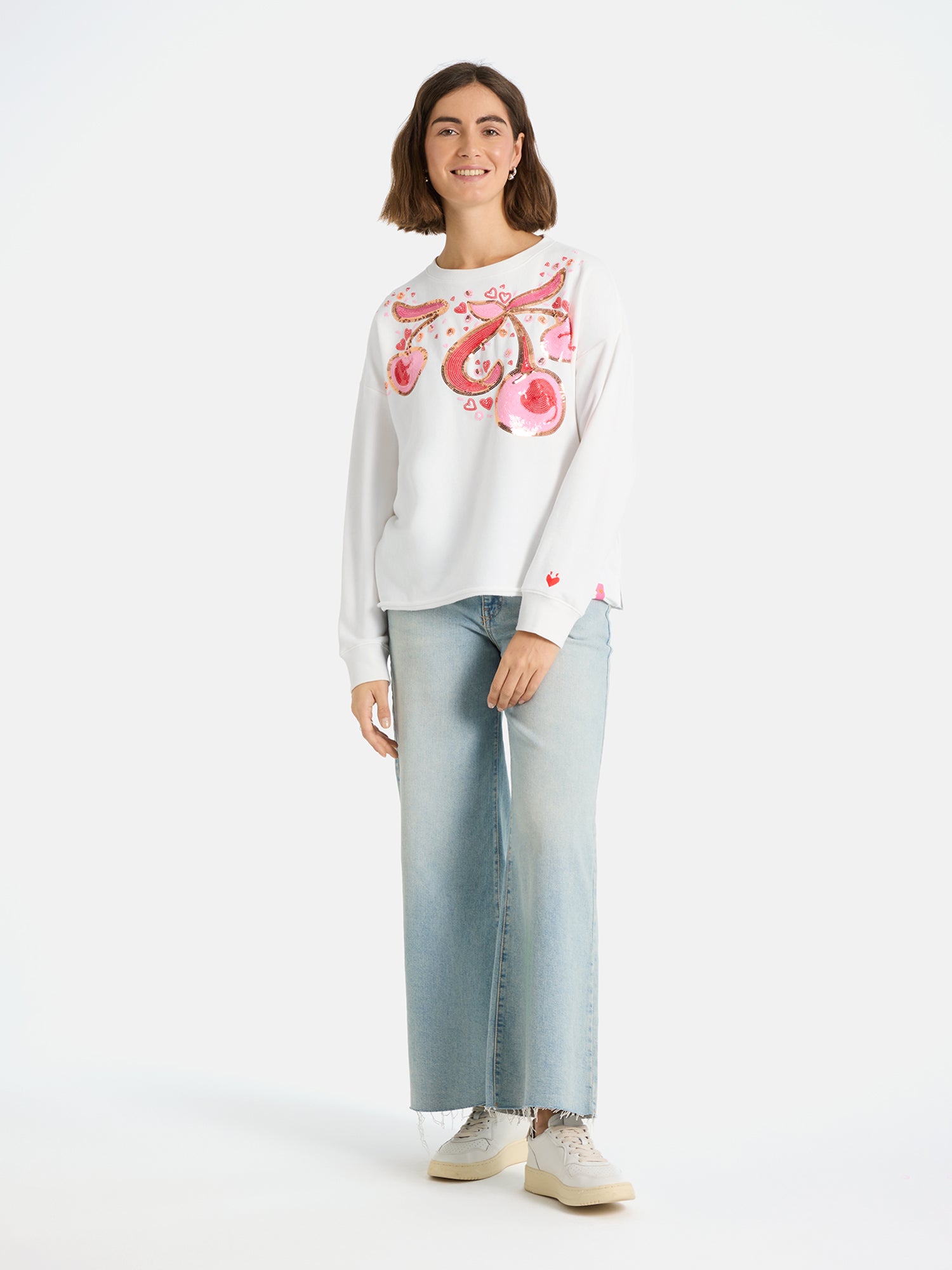 Sweatshirt "Glam" aus Baumwolle