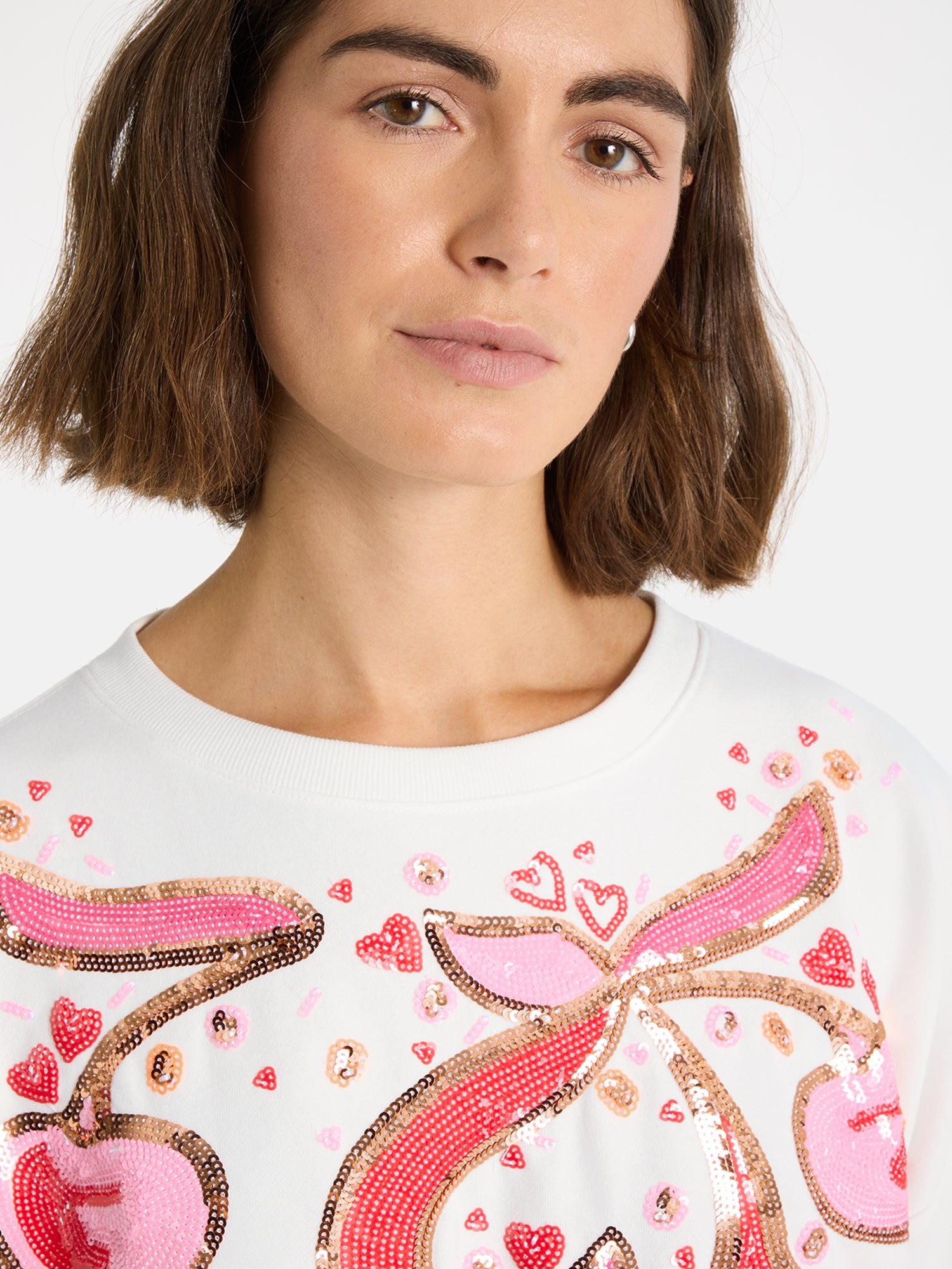 Sweatshirt "Glam" aus Baumwolle