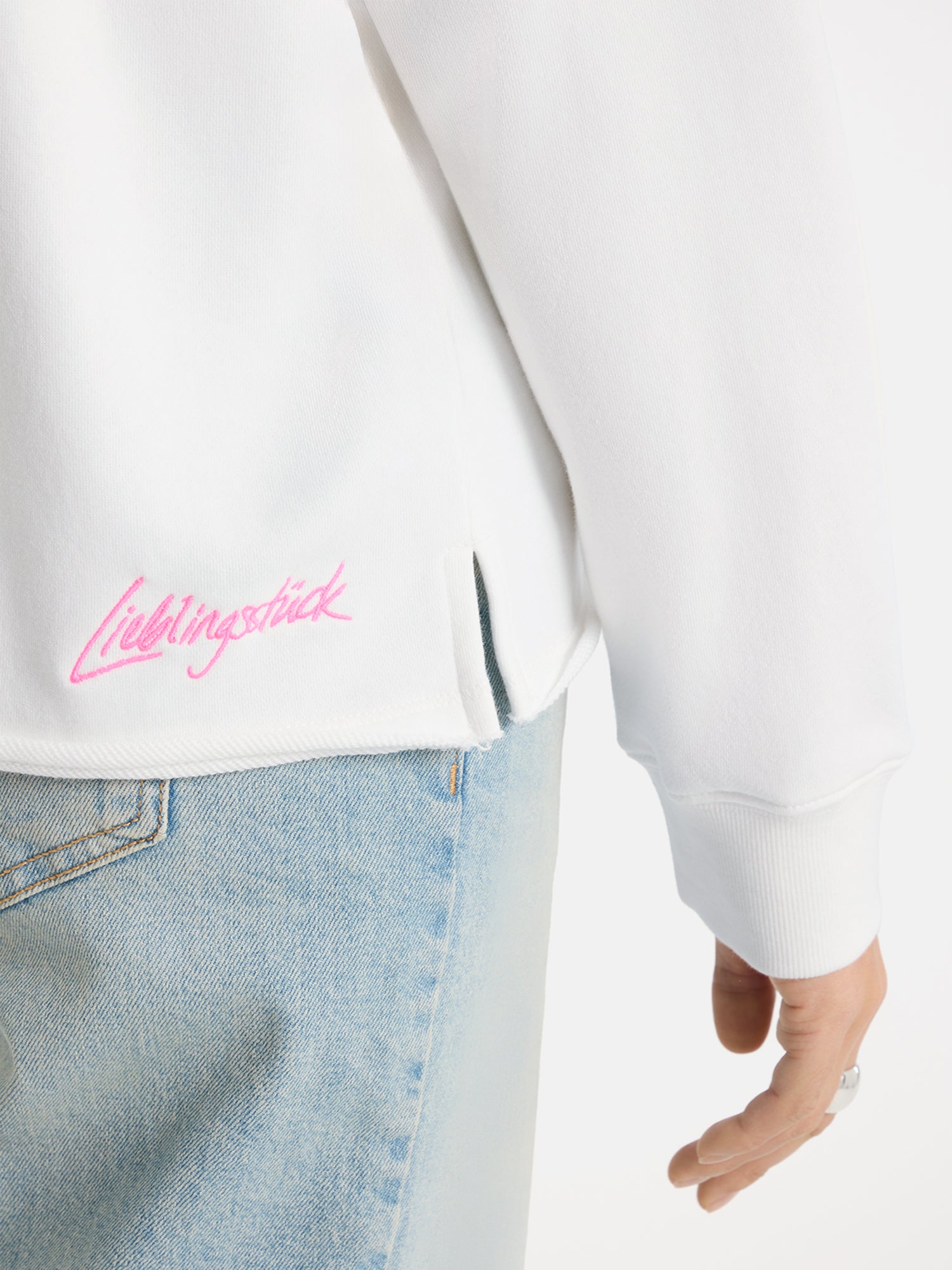 Sweatshirt "Glam" aus Baumwolle