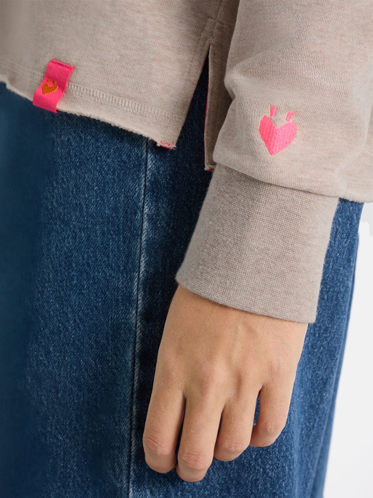 Hoodie "Izzy" aus Baumwollmix